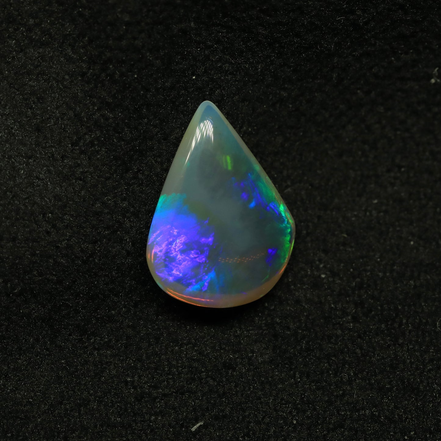 Dark Crystal Opal From Lightning Ridge, Australia