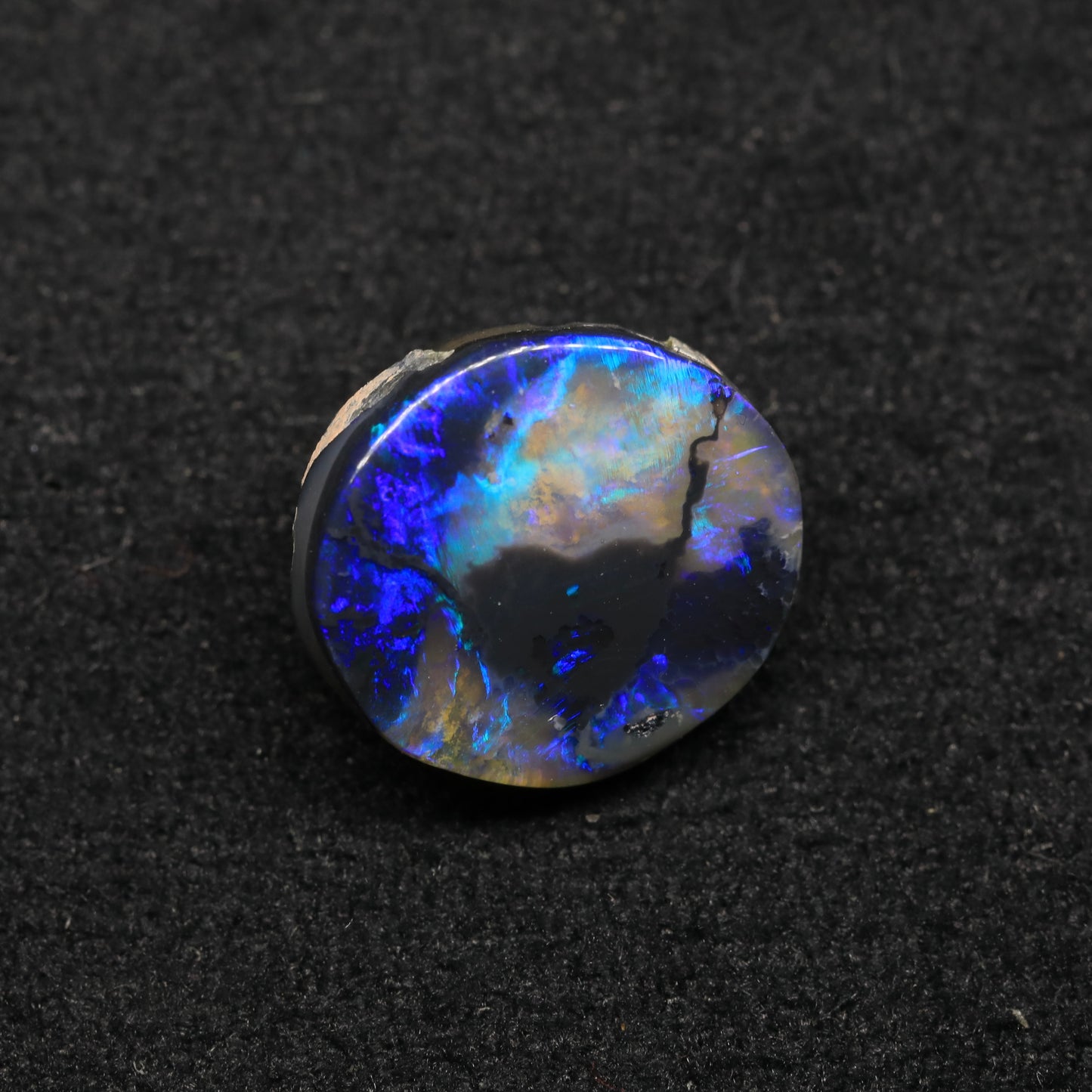 Black Crystal Opal From Lightning Ridge, Australia