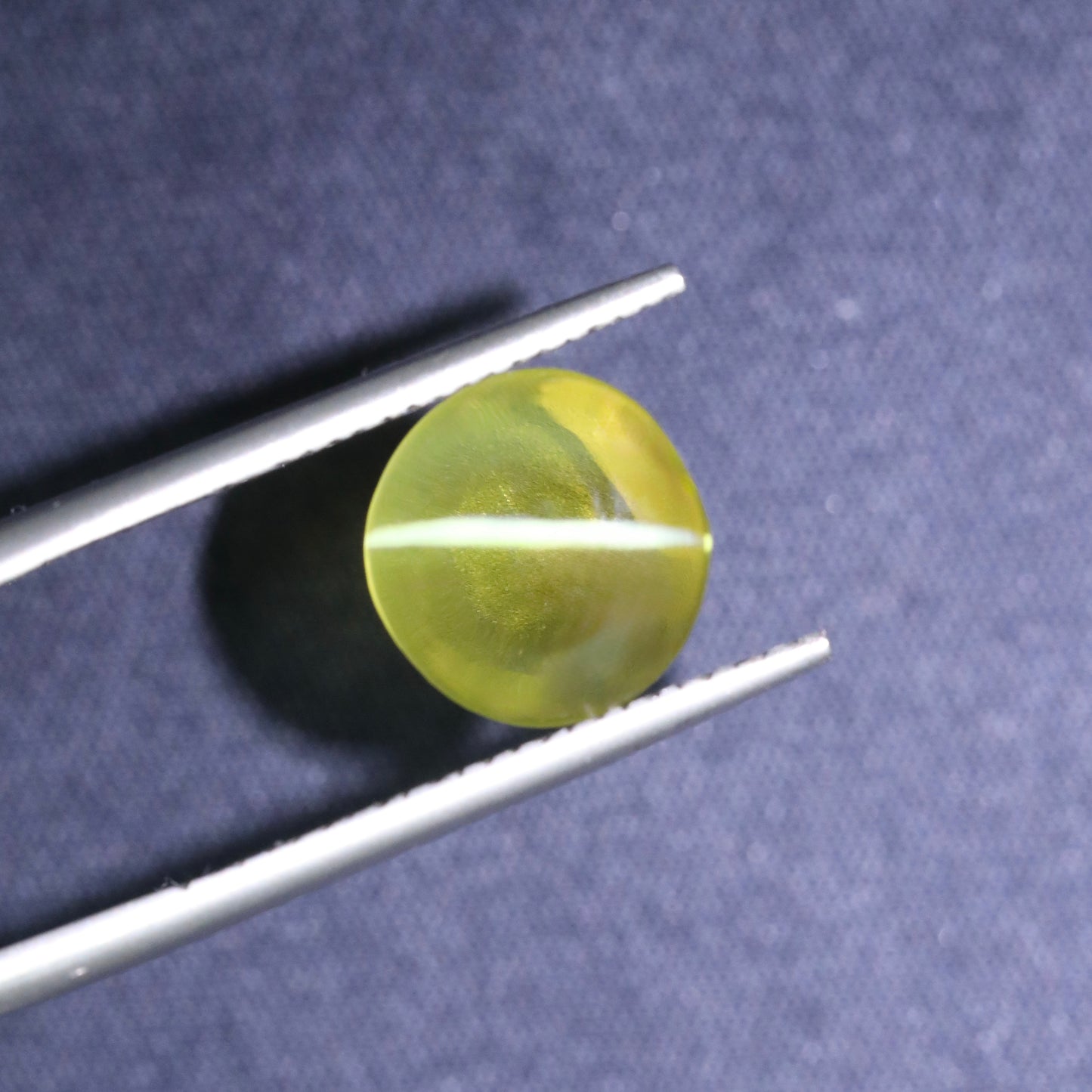 Neon Yellow Cat's Eye Chrysoberyl From Sri-Lanka