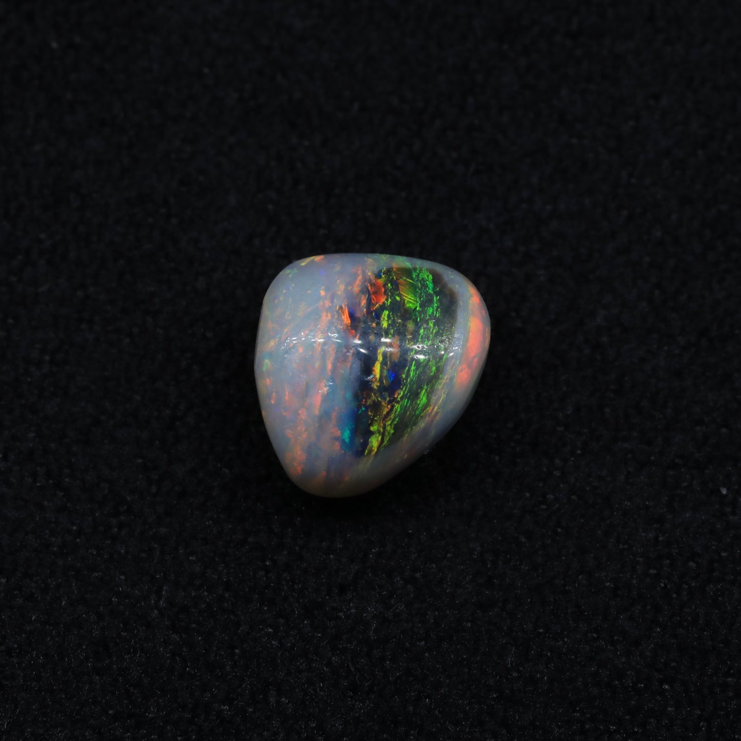 Rare Black Centre Crystal Opal from Lambina Field, Australia