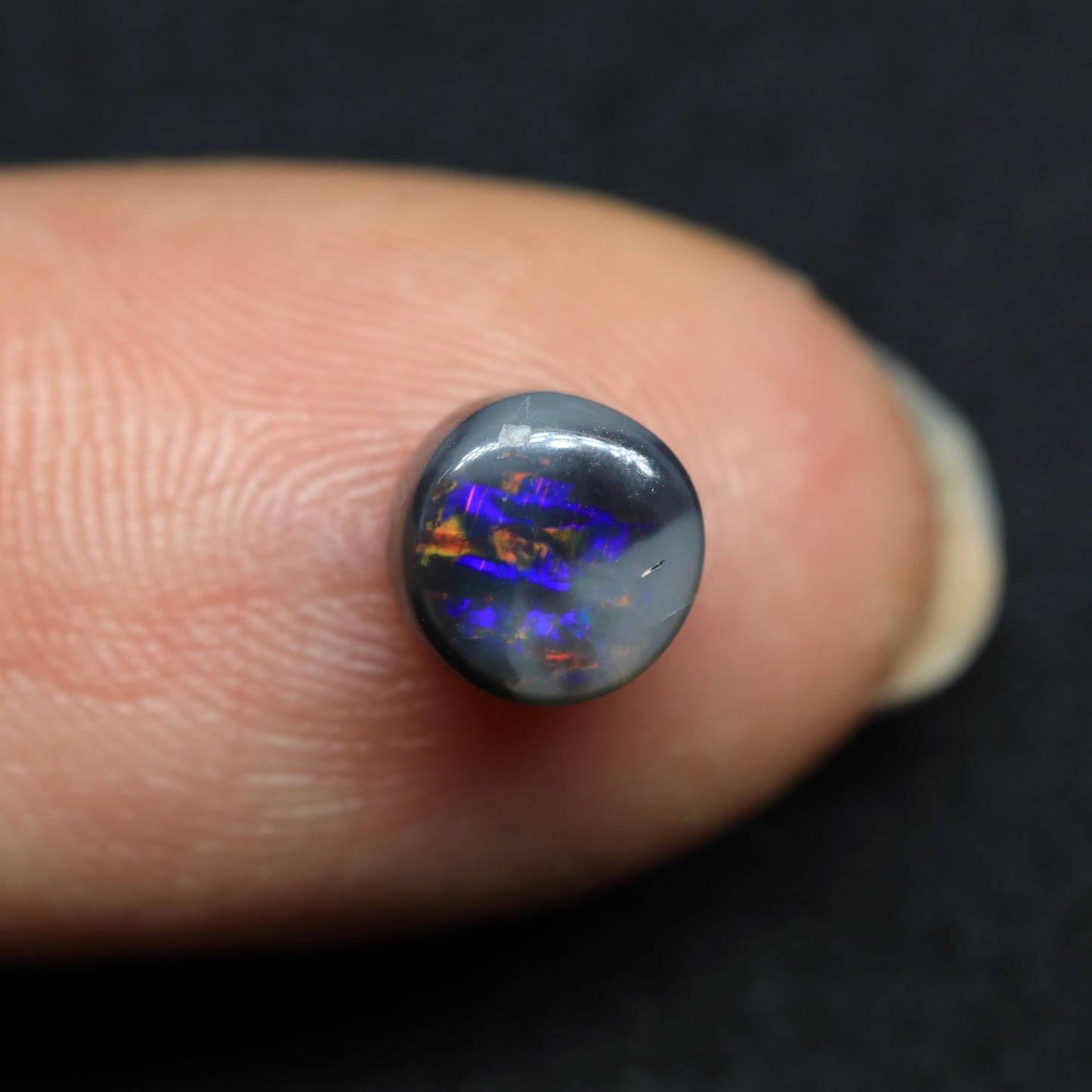 Dark Opal From Lightning Ridge, Australia