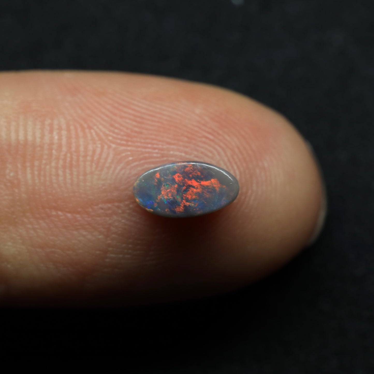 Black Opal From Lightning Ridge, Australia