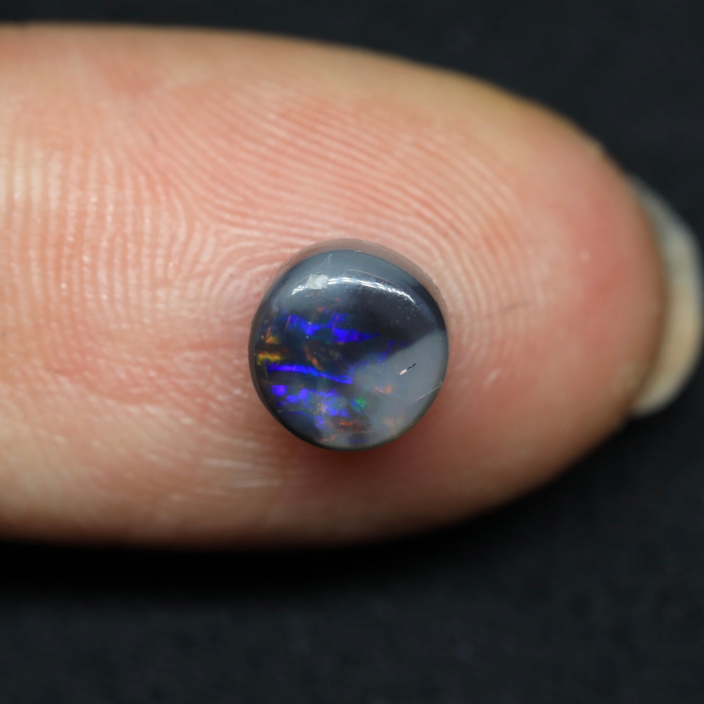 Dark Opal From Lightning Ridge, Australia