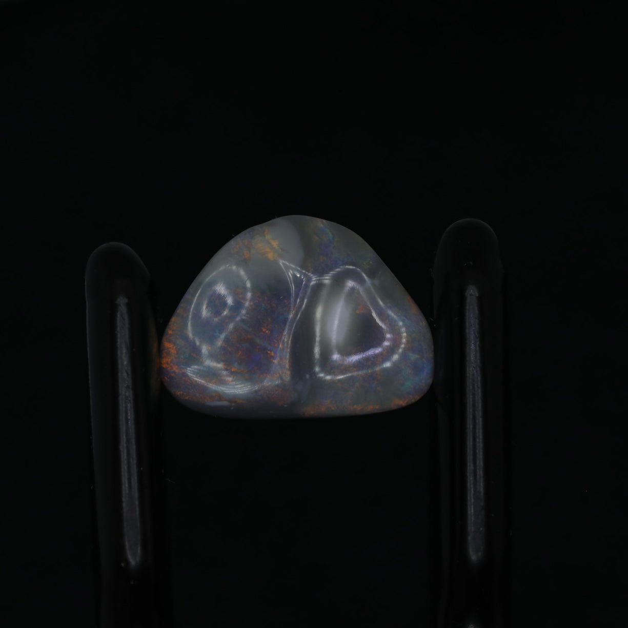 Dark Opal Carving From Lightning Ridge, Australia
