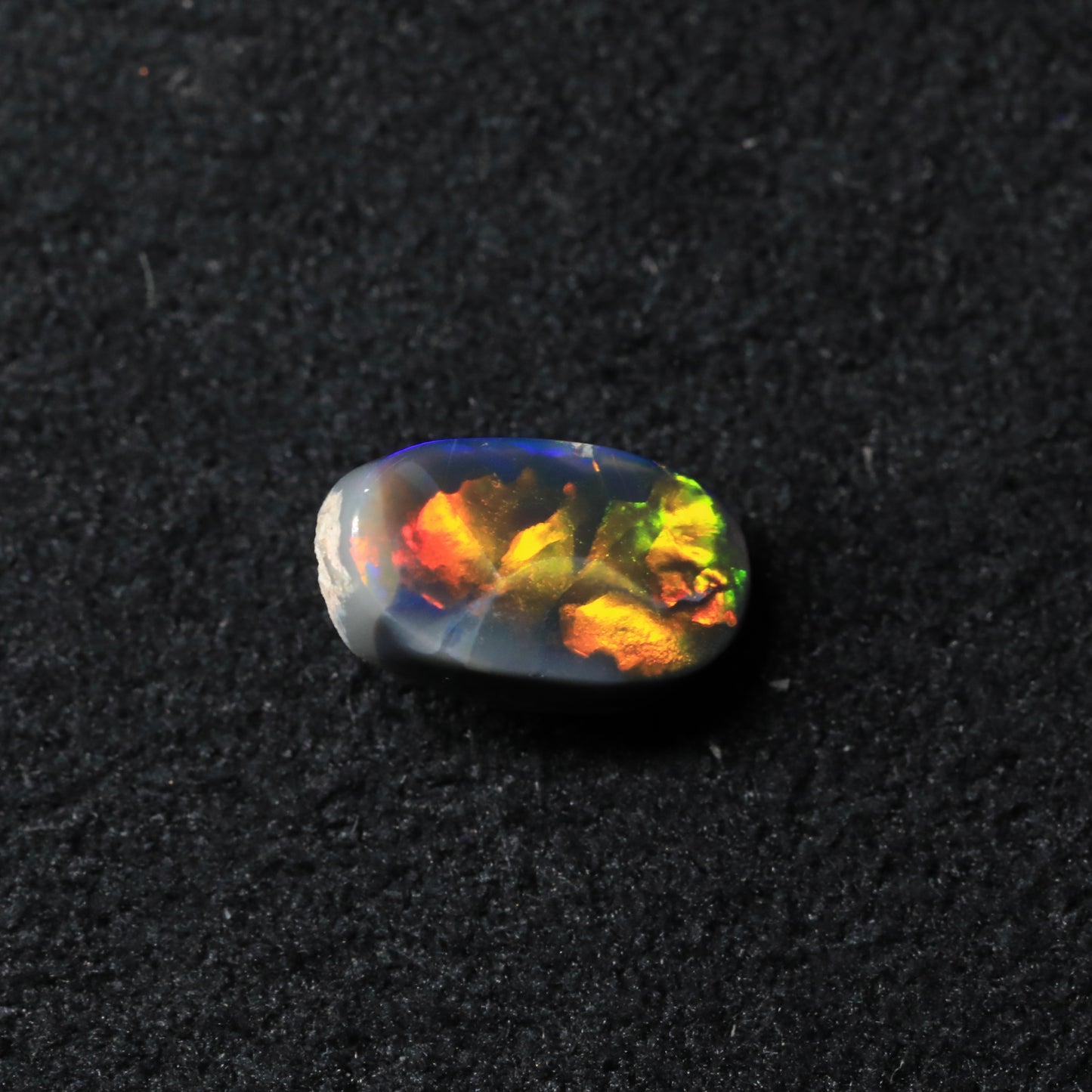 Semi Black Opal From Lightning Ridge, Australia