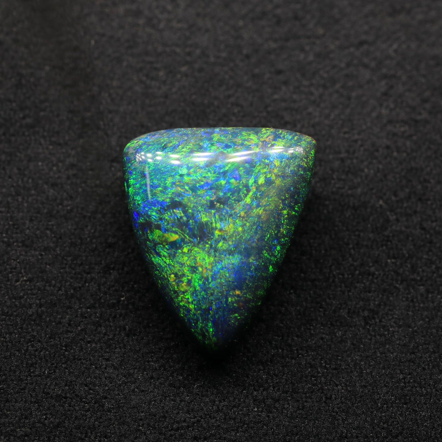Black Opal Double Sided From Lightning Ridge, Australia