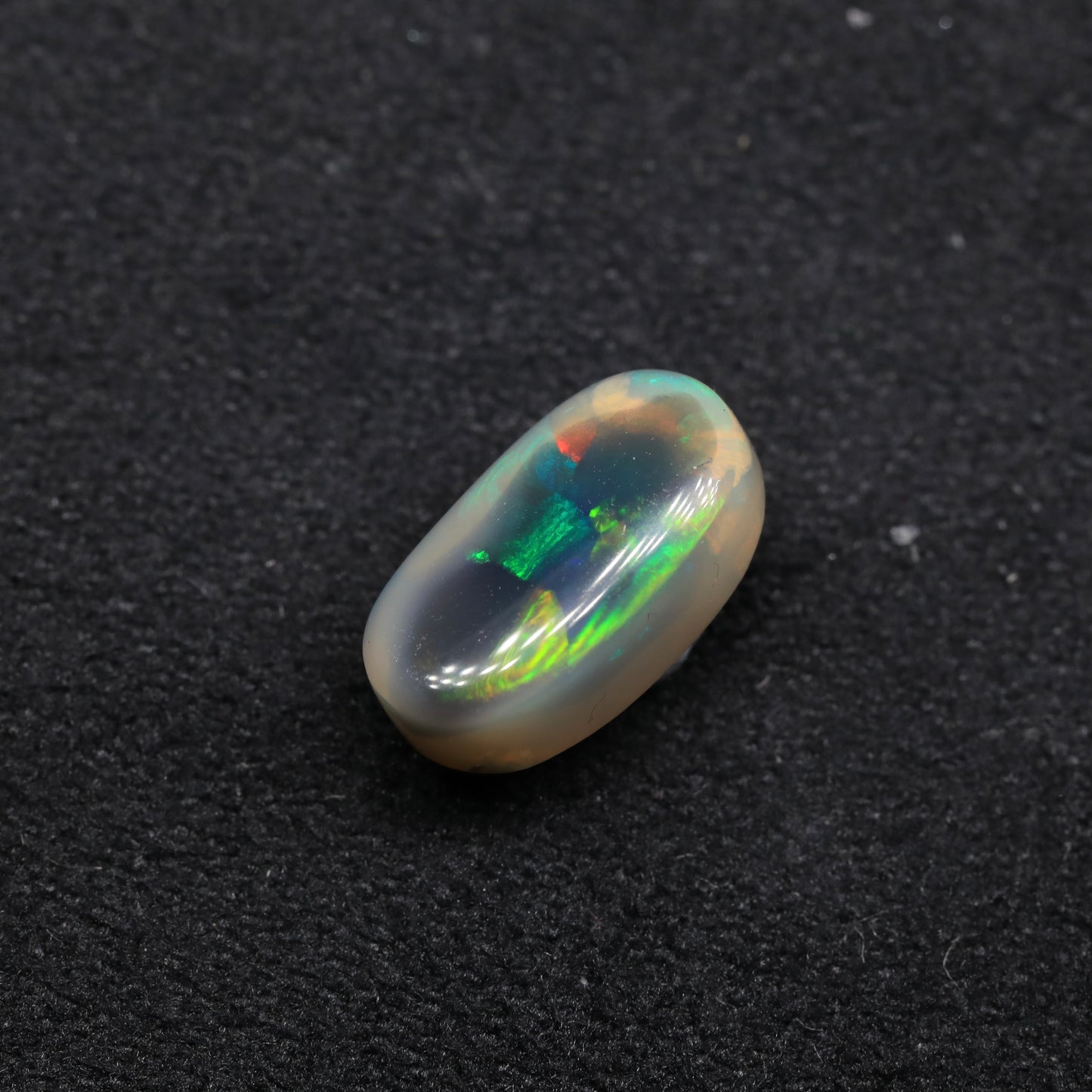 Black Crystal Opal From Lightning Ridge, Australia