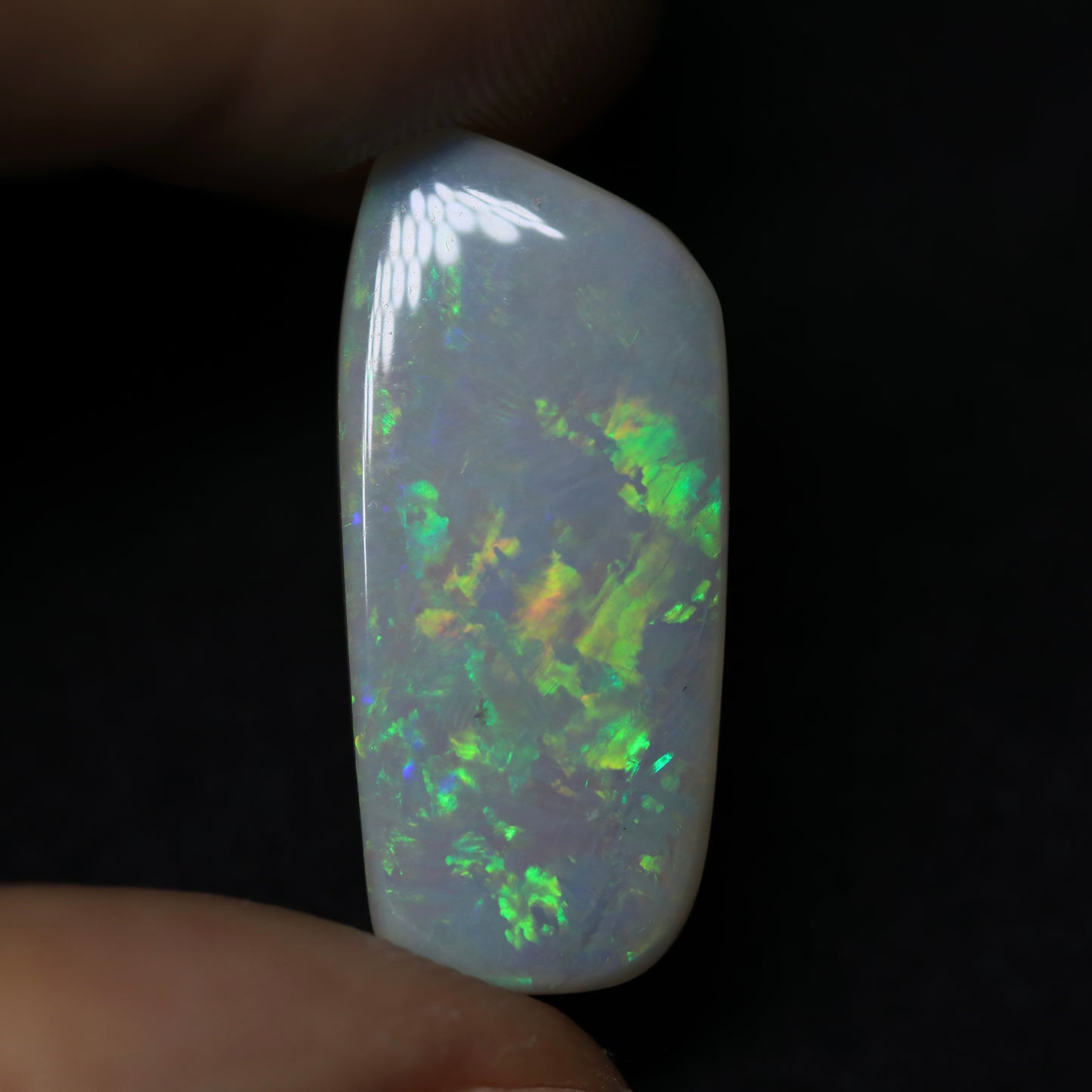 White Opal From Lightning Ridge, Australia