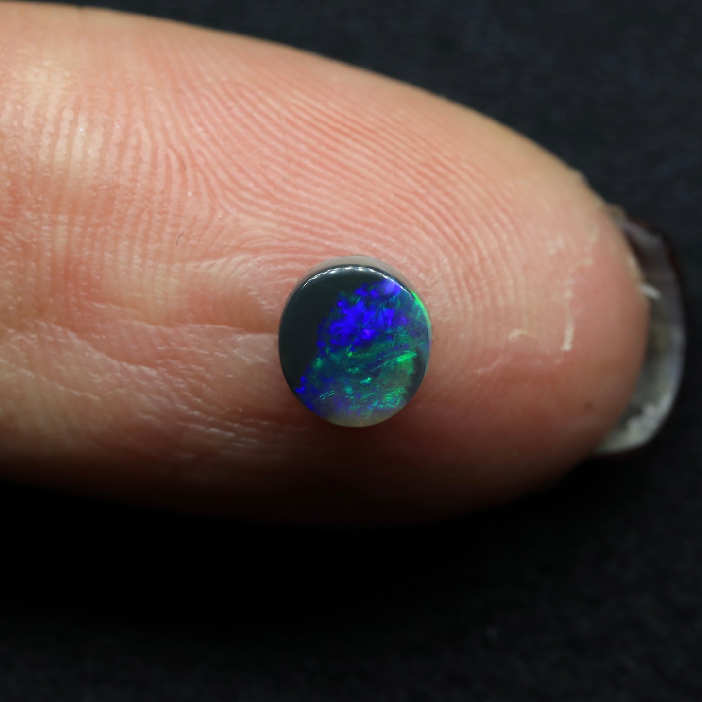 Black Opal From Lightning Ridge, Australia