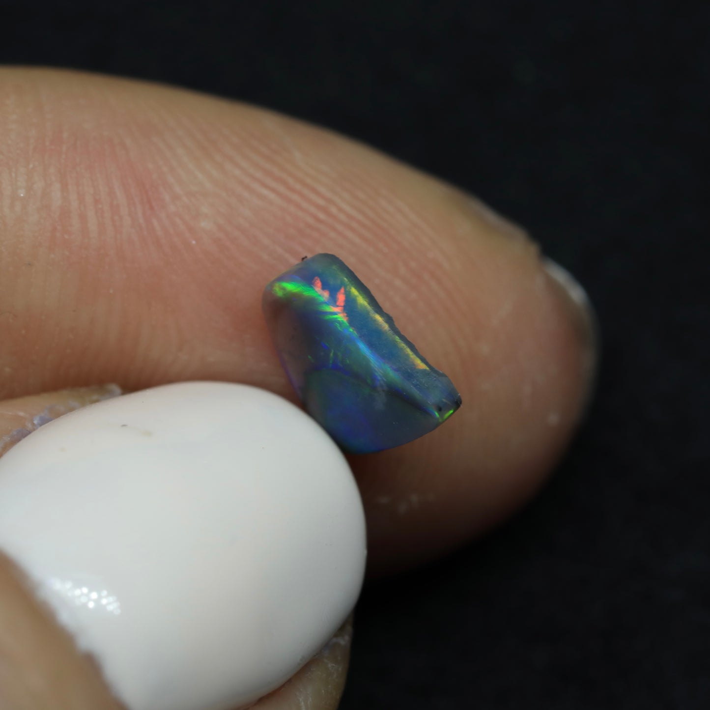 Black Opal From Lightning Ridge, Australia