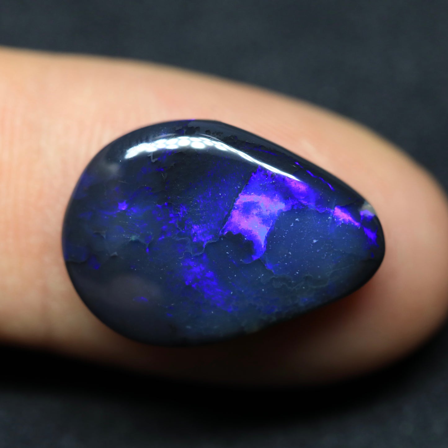 Black Opal From Lightning Ridge, Australia