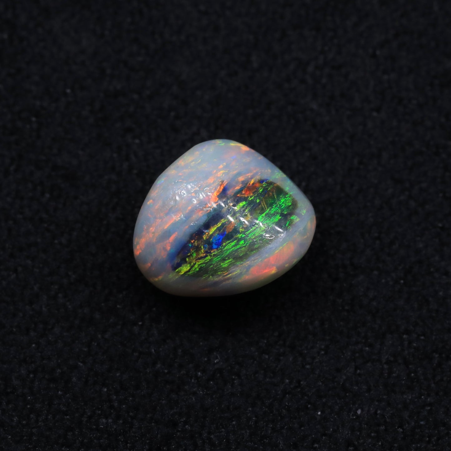 Rare Black Centre Crystal Opal from Lambina Field, Australia