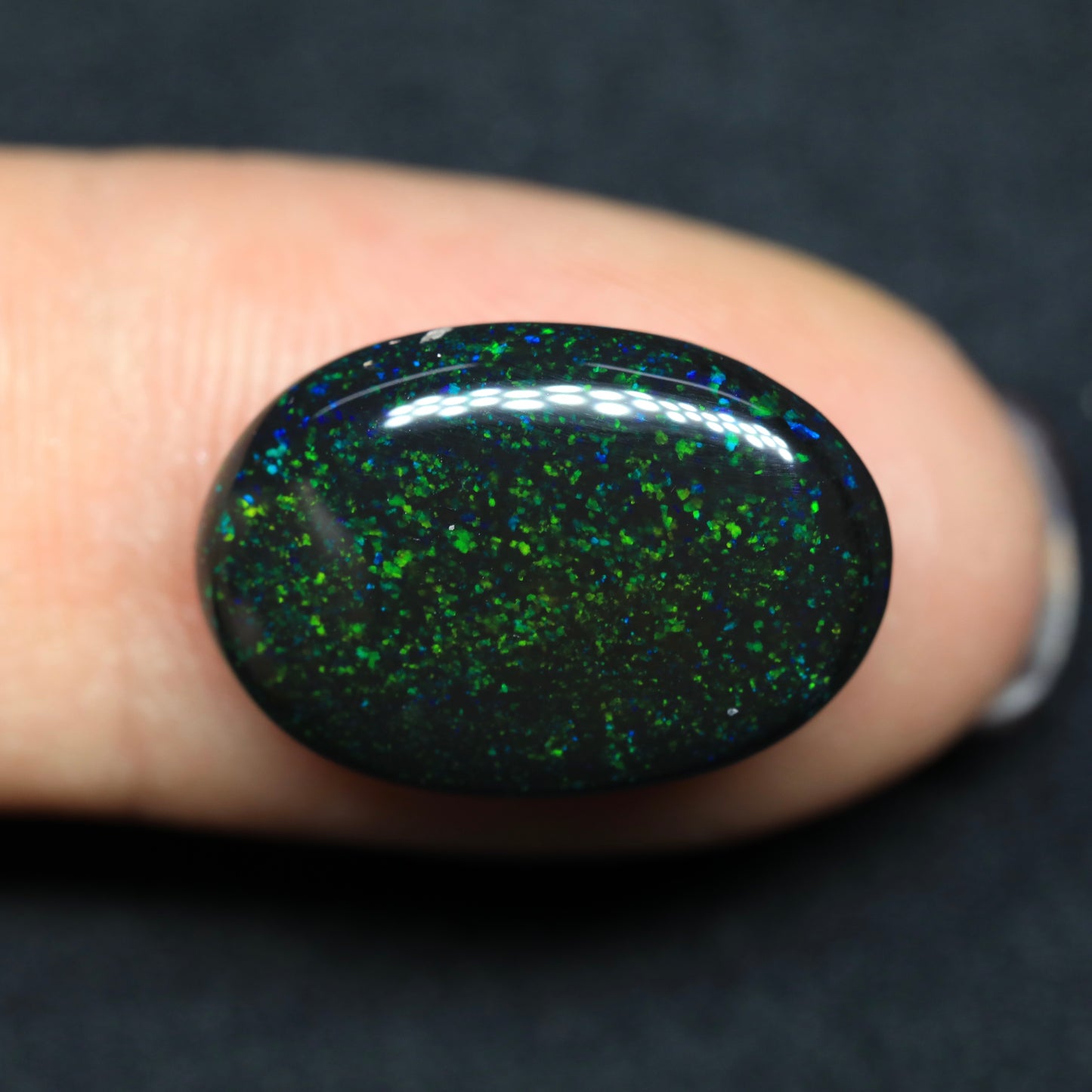 Black Opal From Lightning Ridge, Australia