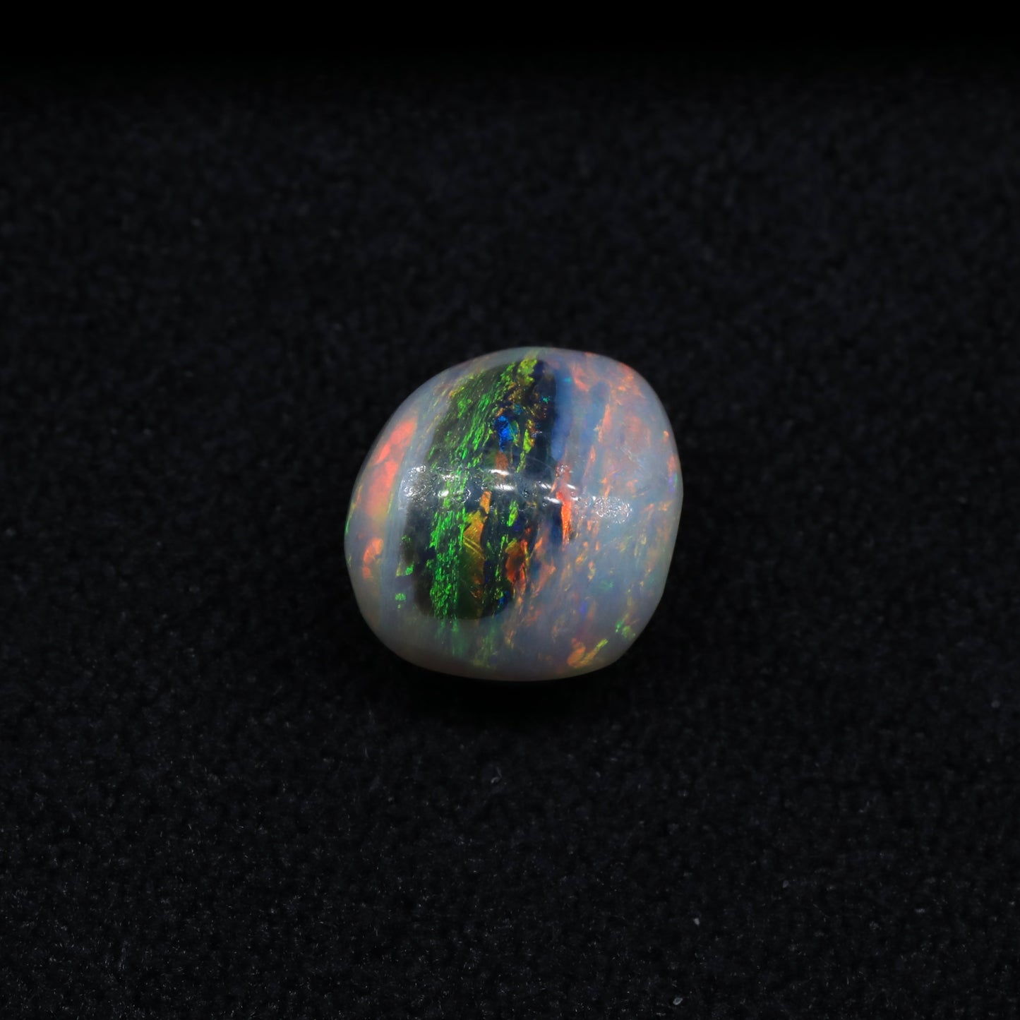 Rare Black Centre Crystal Opal from Lambina Field, Australia