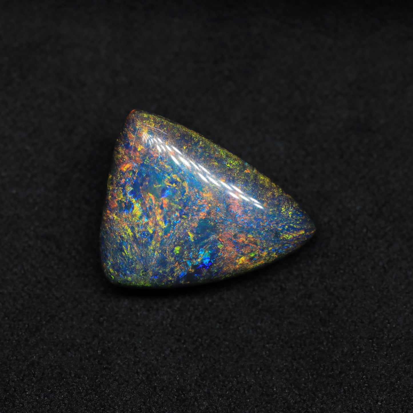 Black Opal Double Sided From Lightning Ridge, Australia