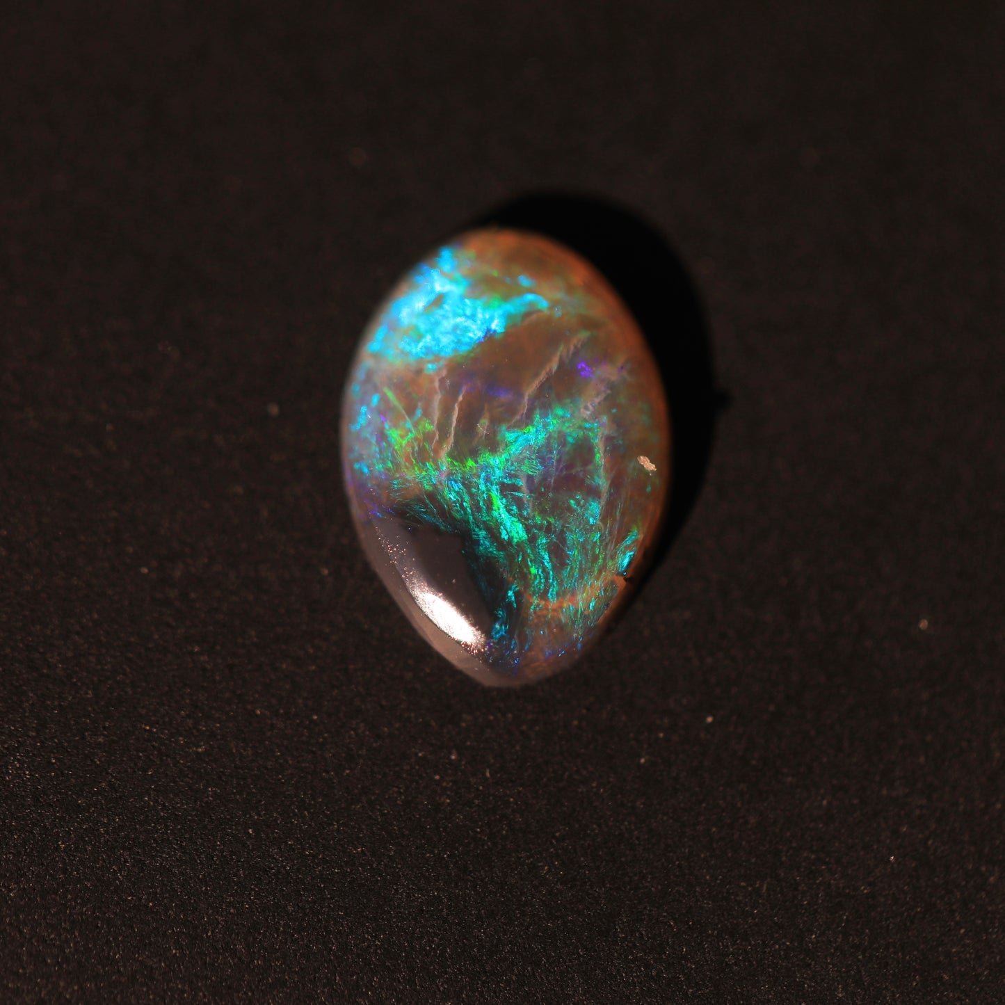 Black Crystal Opal From Lightning Ridge, Australia