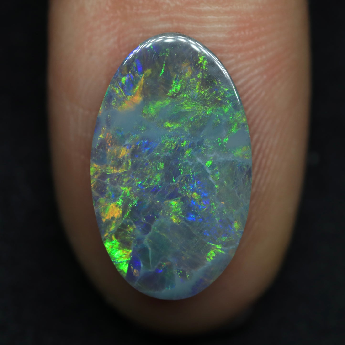 Black Opal From Lightning Ridge, Australia