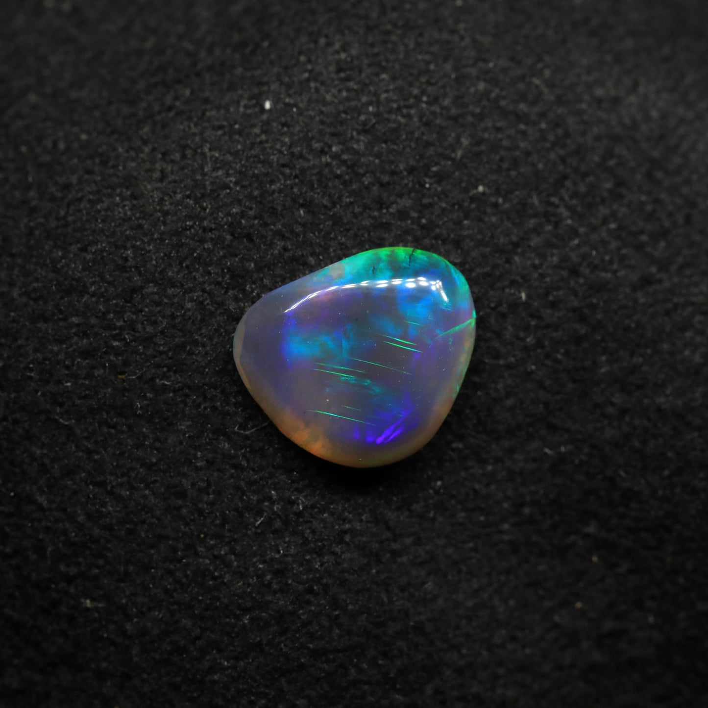 Black Crystal Opal From Lightning Ridge, Australia