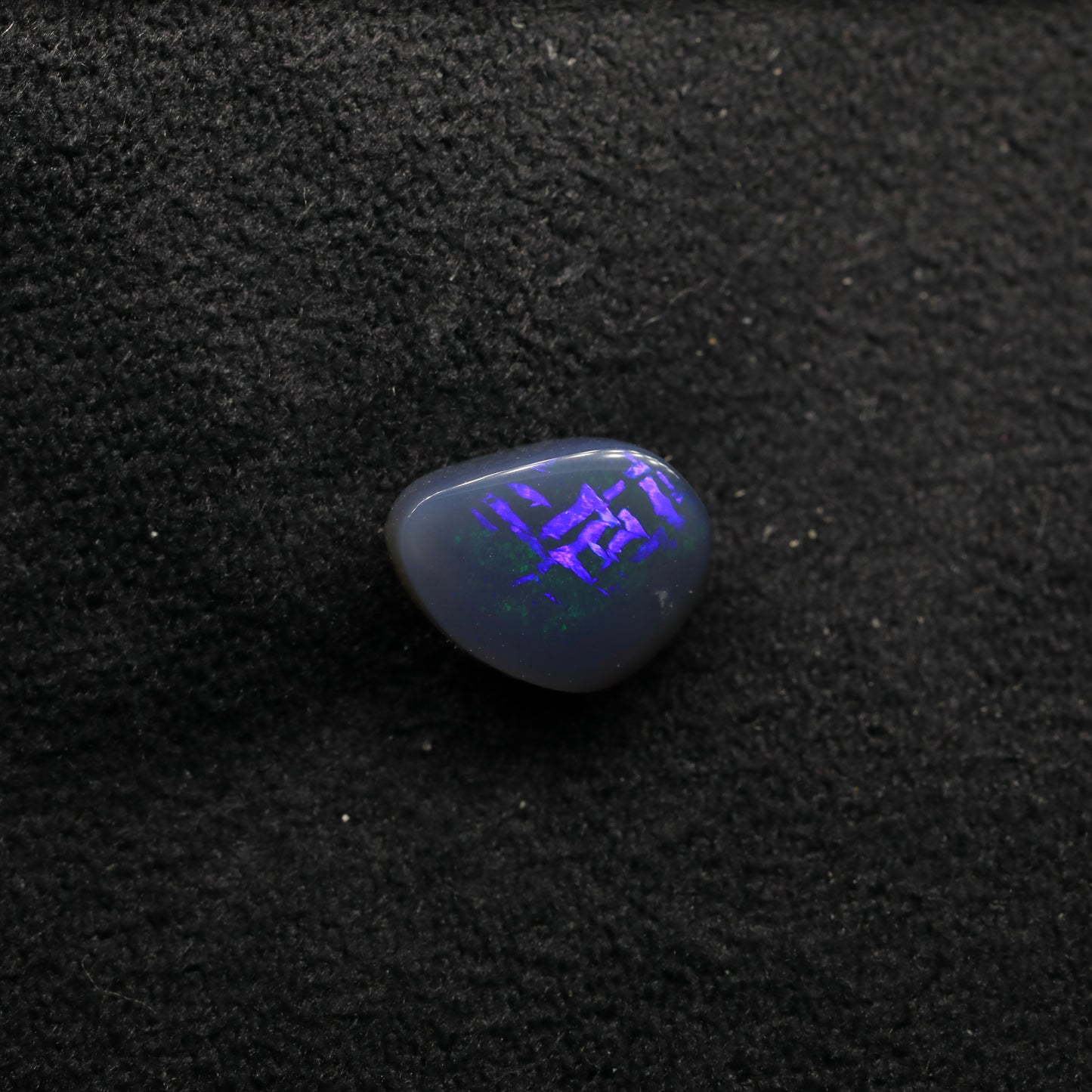 Black Crystal Opal With Rare Script/Chinese Writing Pattern From Lightning Ridge, Australia