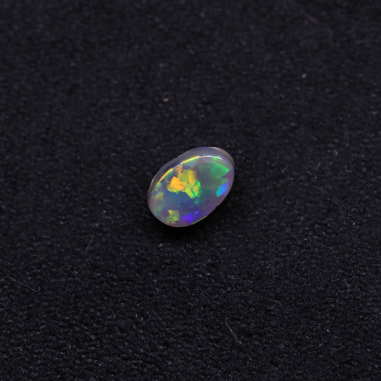 Black Crystal Opal From Lightning Ridge, Australia