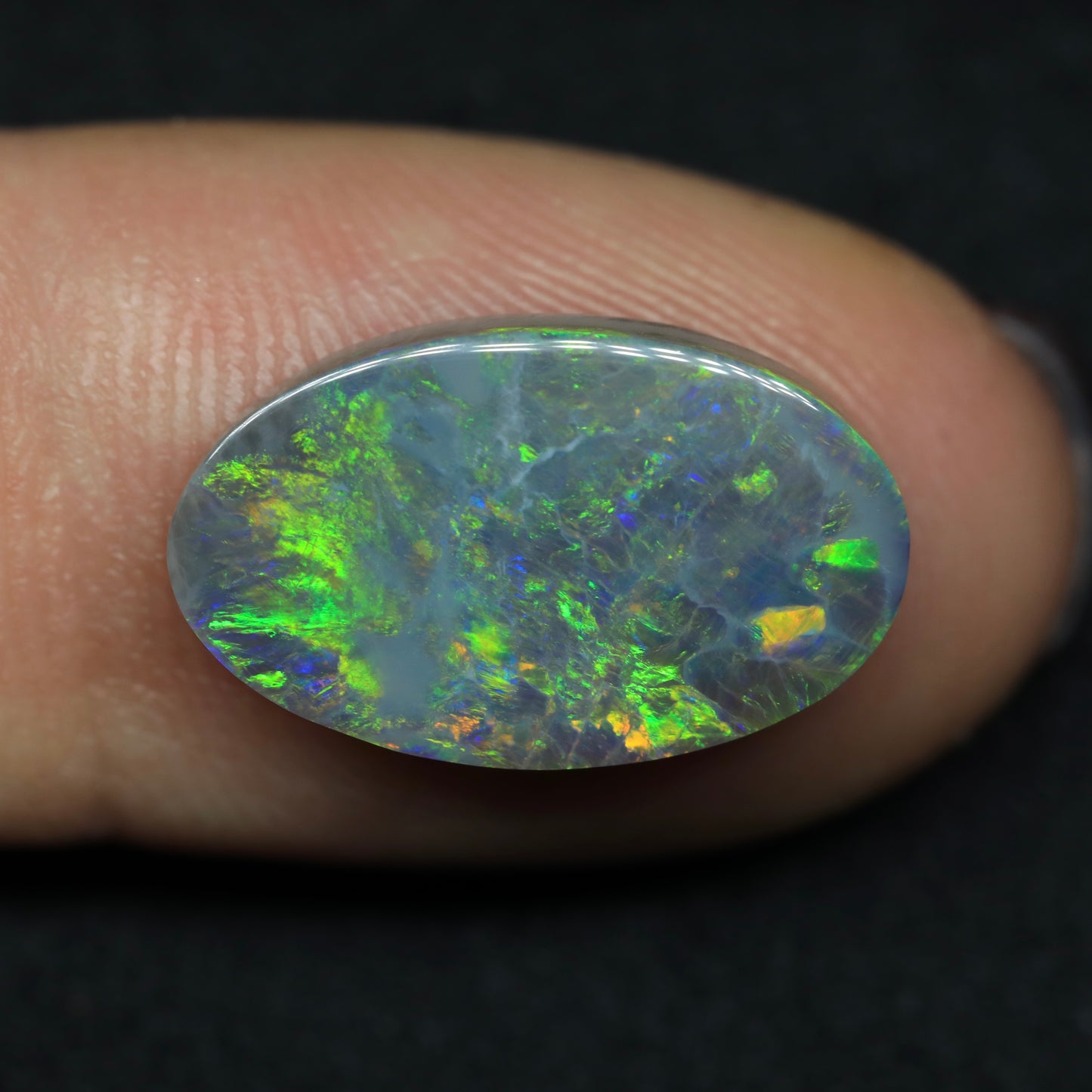 Black Opal From Lightning Ridge, Australia