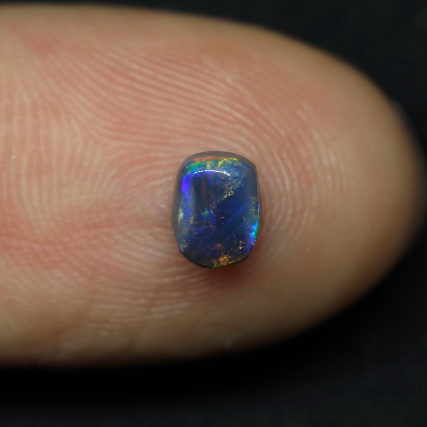 Black Opal From Lightning Ridge, Australia