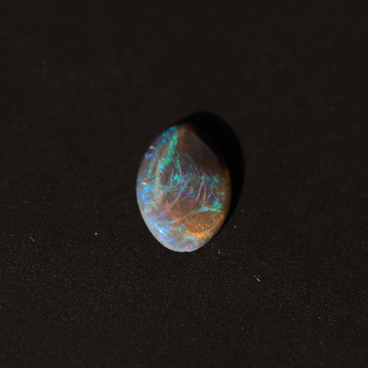 Black Crystal Opal From Lightning Ridge, Australia