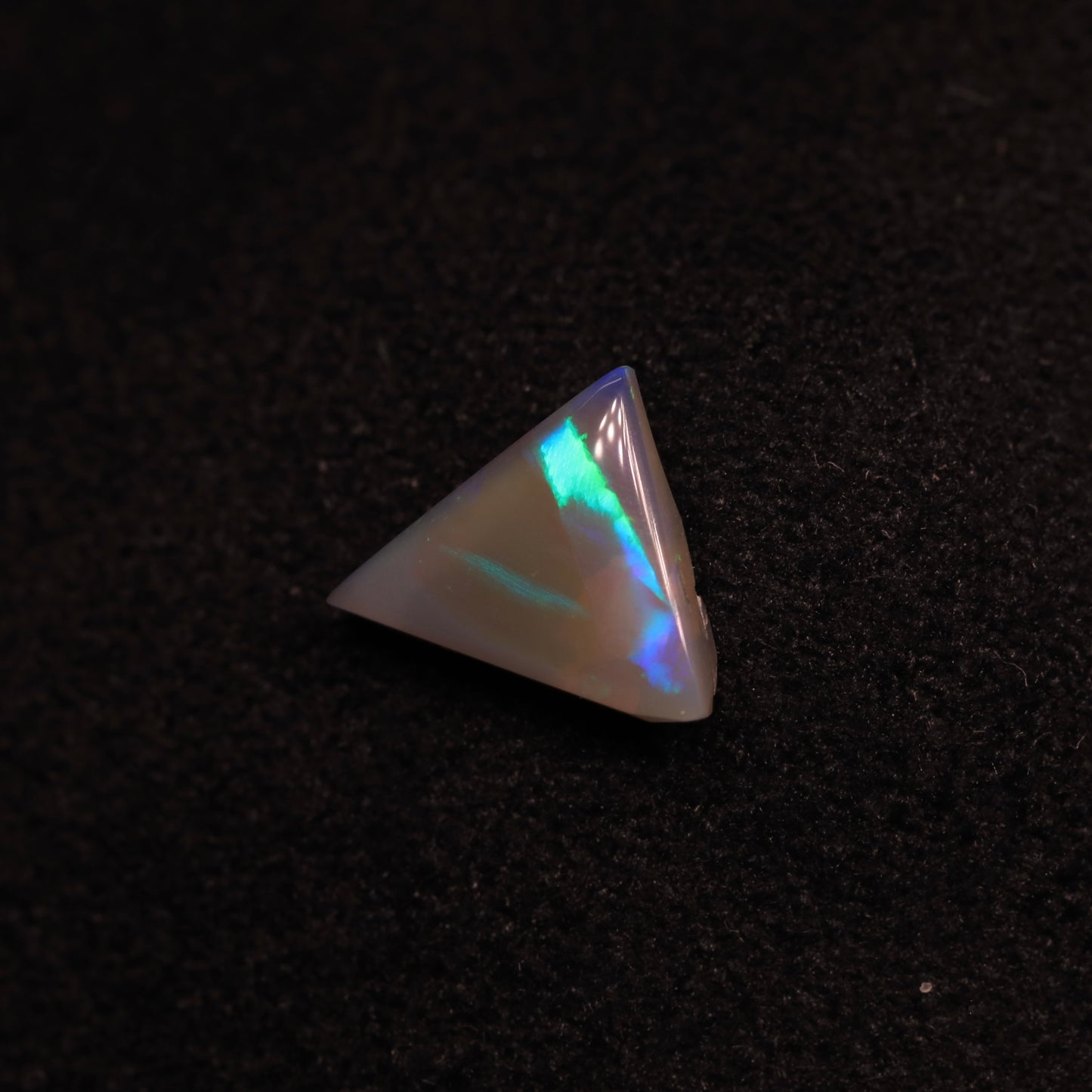 Dark Crystal Opal From Lightning Ridge, Australia