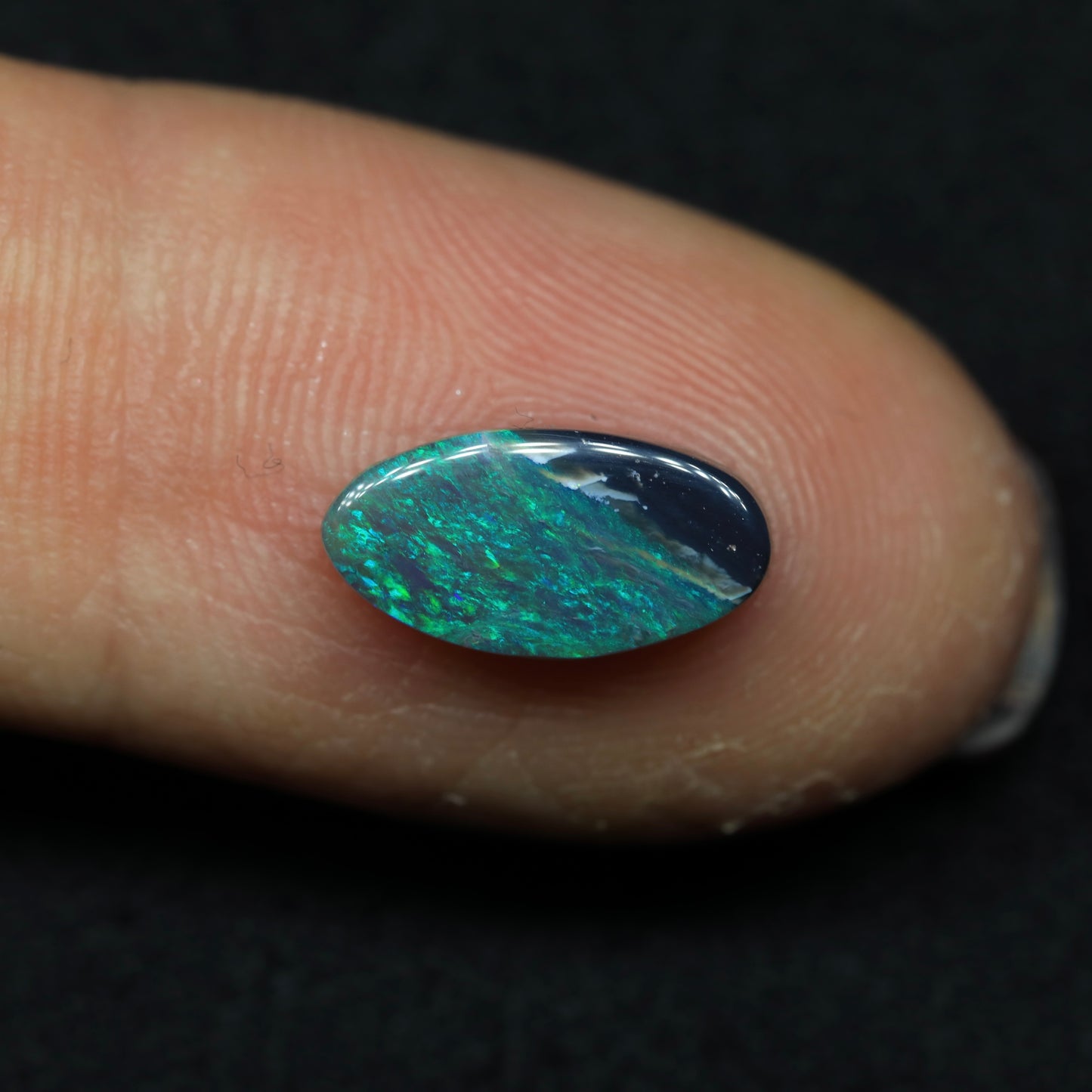 Black Opal From Lightning Ridge, Australia