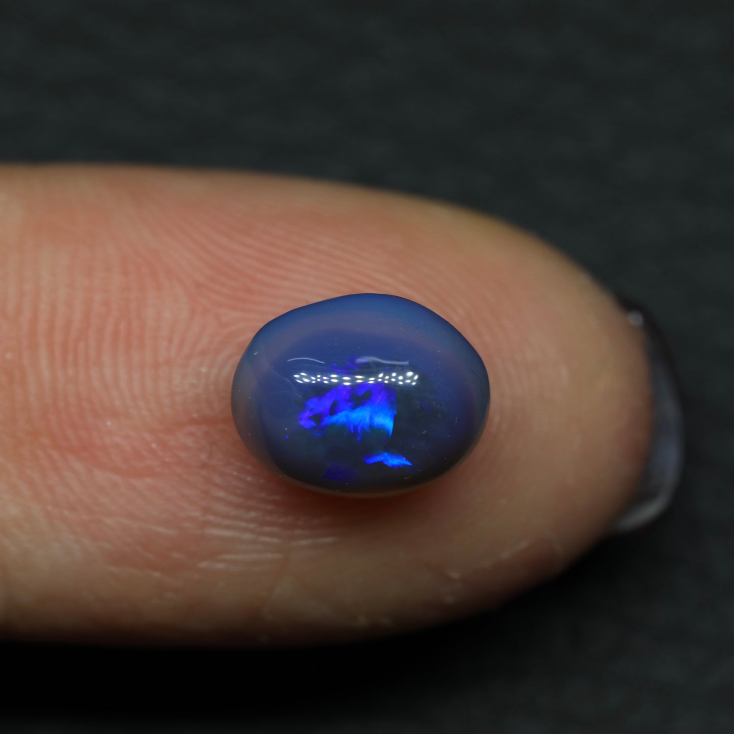 Black Crystal Opal From Lightning Ridge, Australia