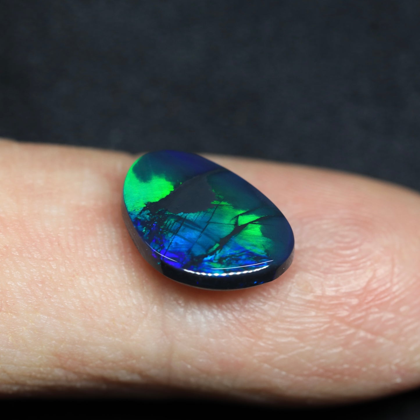 Black Opal From Lightning Ridge, Australia