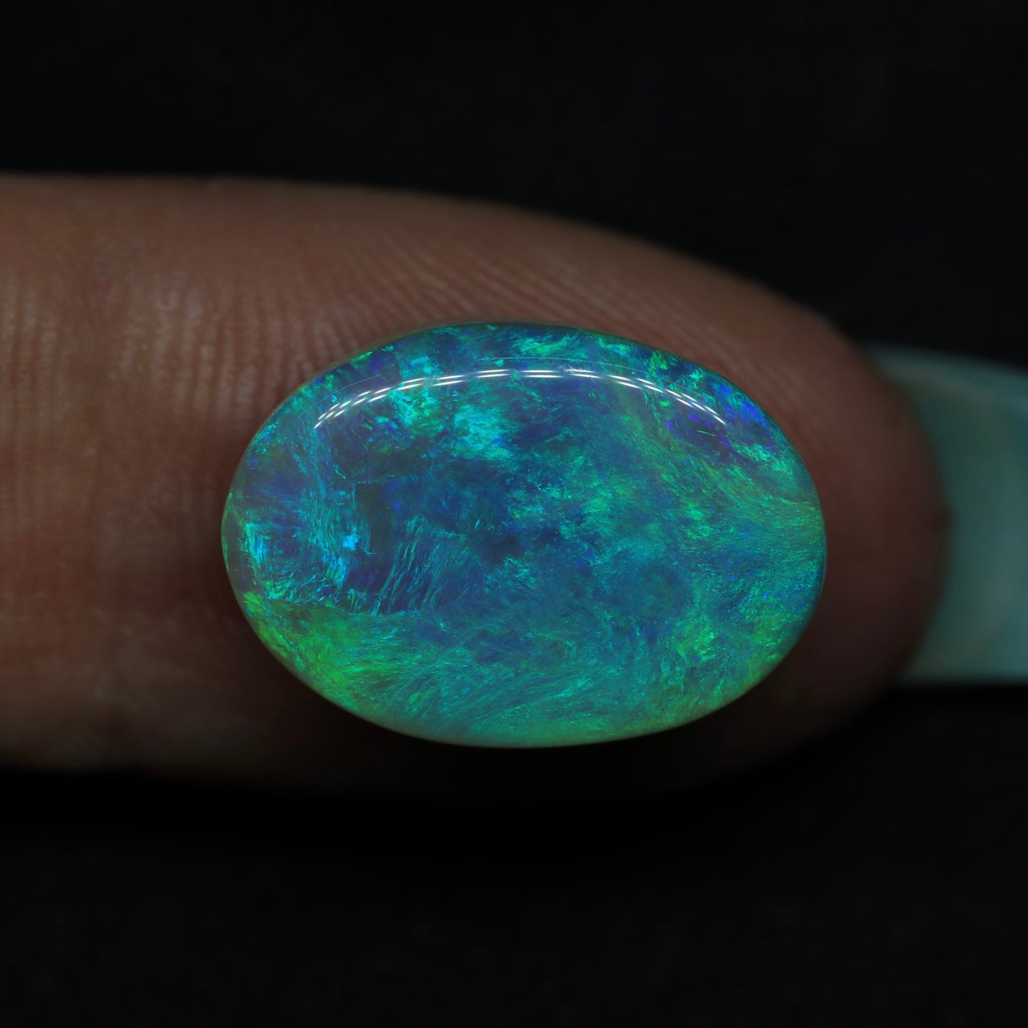 Black Opal From Lightning Ridge, Australia