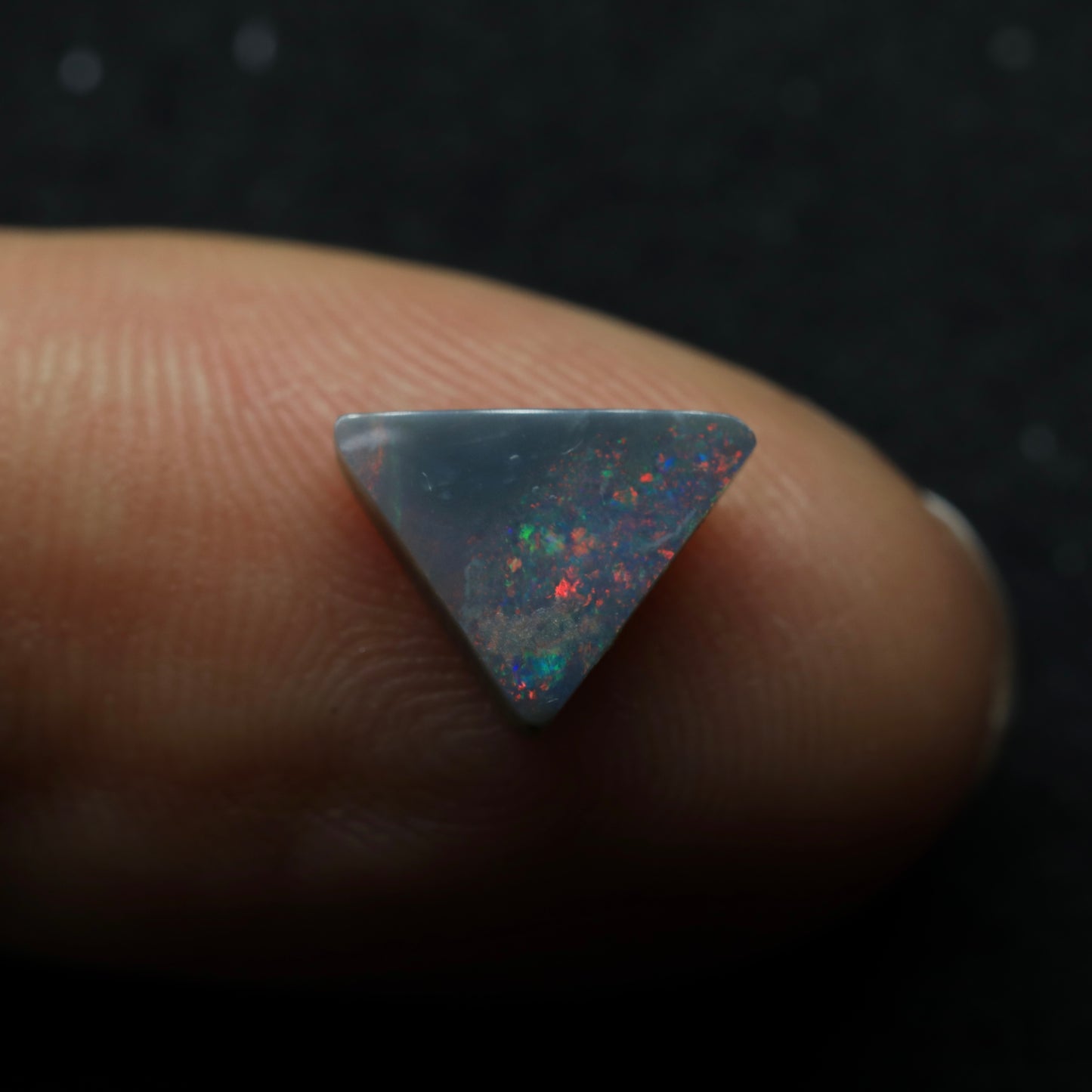 Dark Opal From Lightning Ridge, Australia