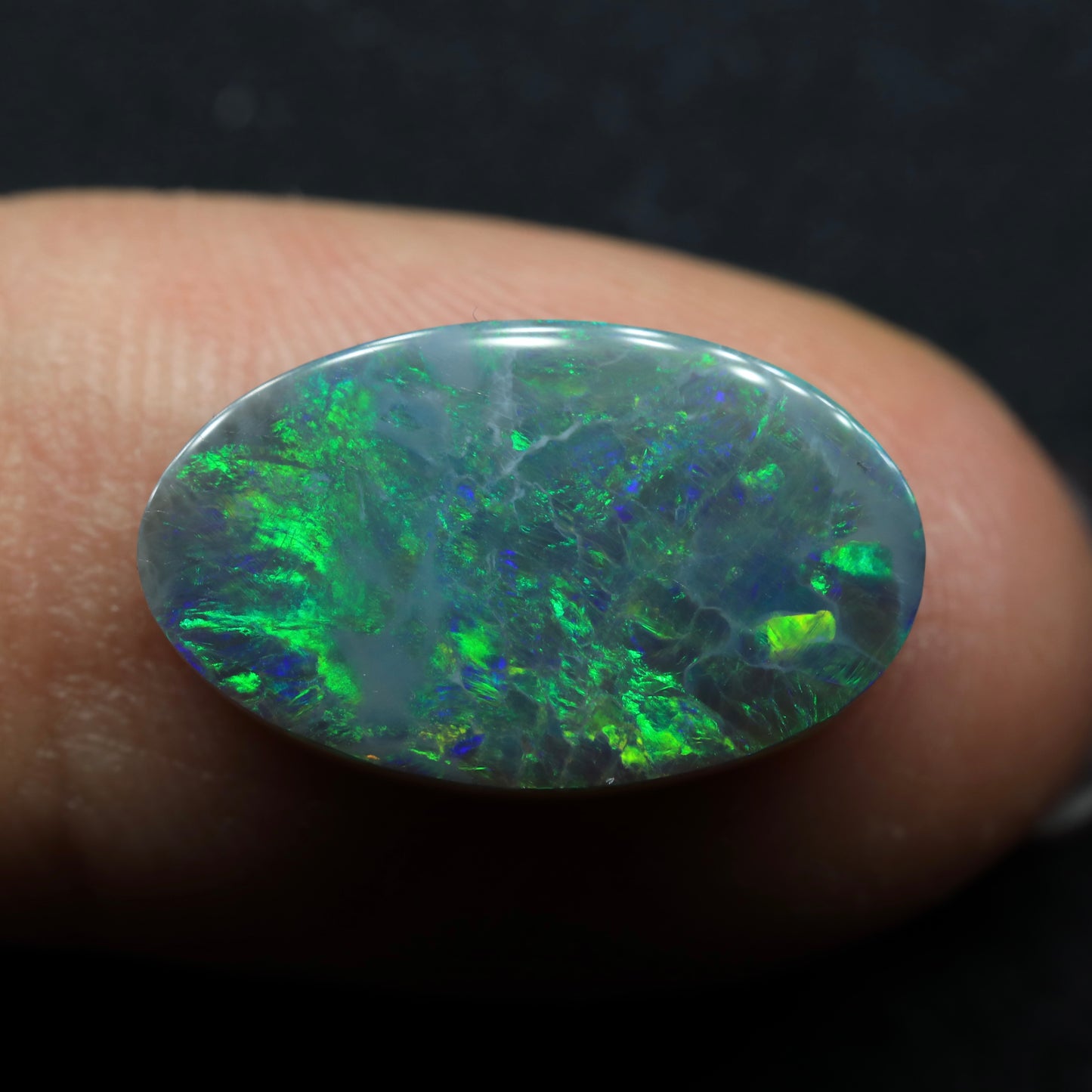 Black Opal From Lightning Ridge, Australia
