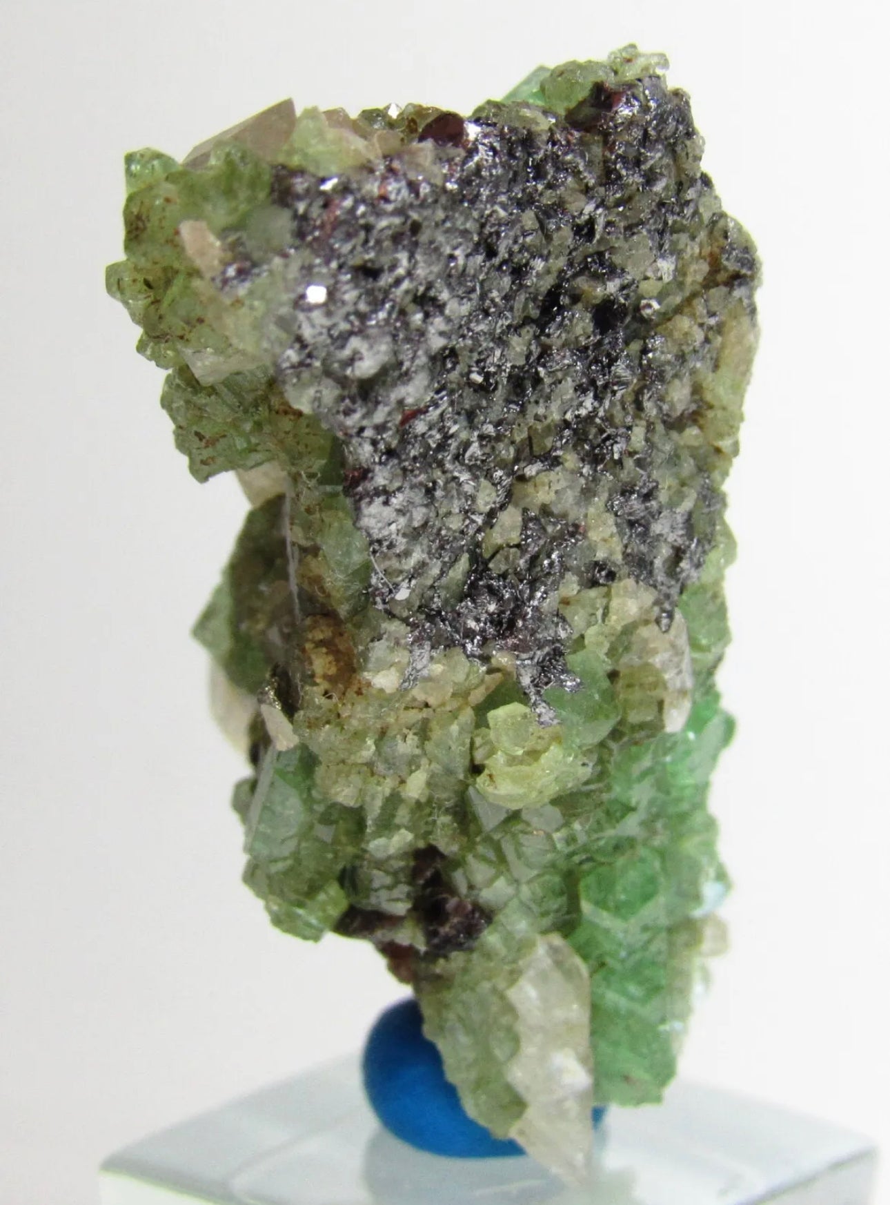 Exquisite Masterpiece Tsavorite Grossular Garnet With Diopside From Tanzania
