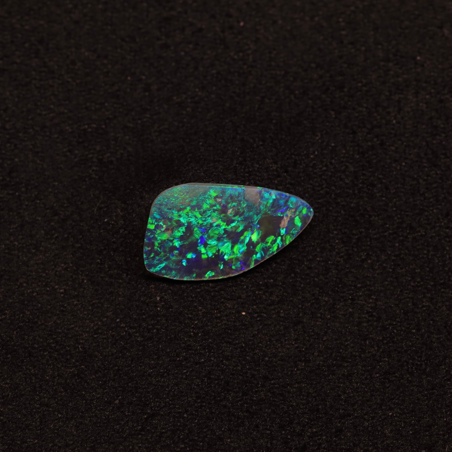 Black Crystal Opal From Lightning Ridge, Australia