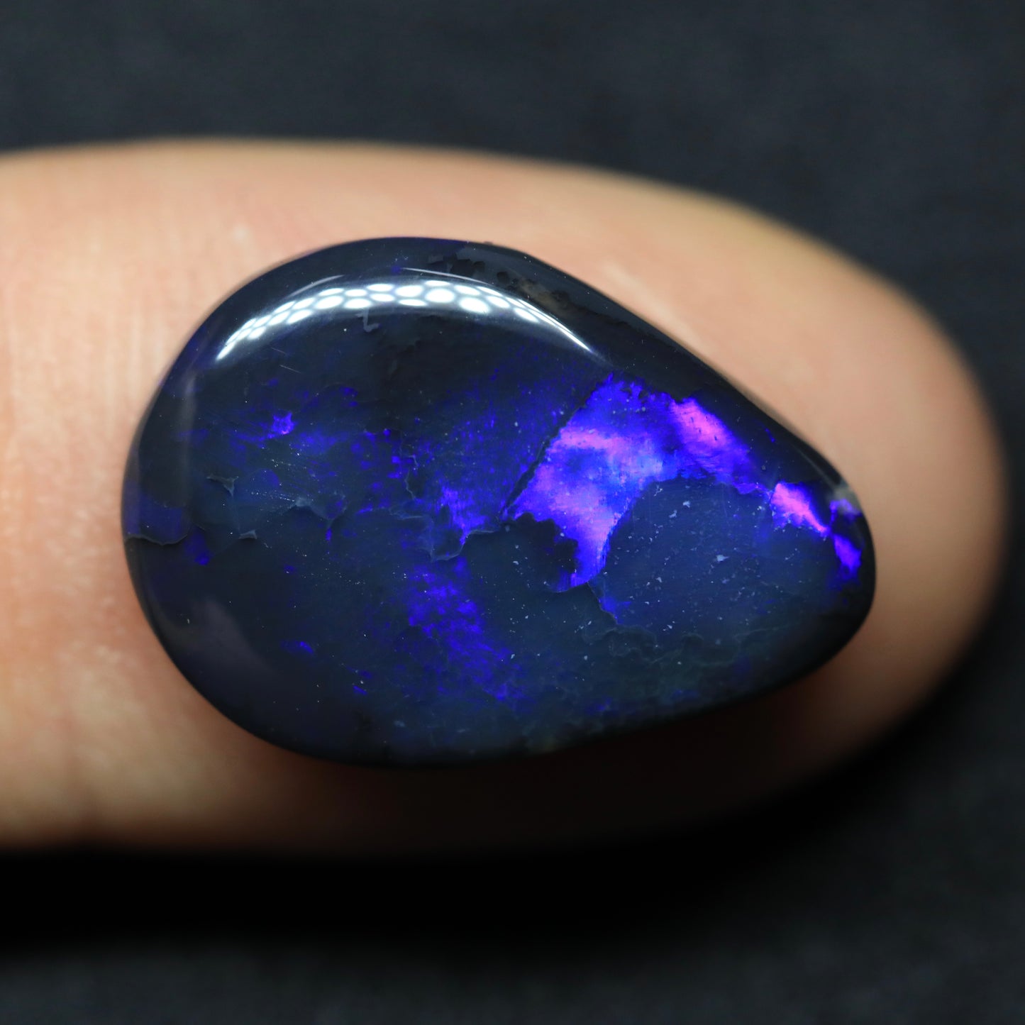 Black Opal From Lightning Ridge, Australia