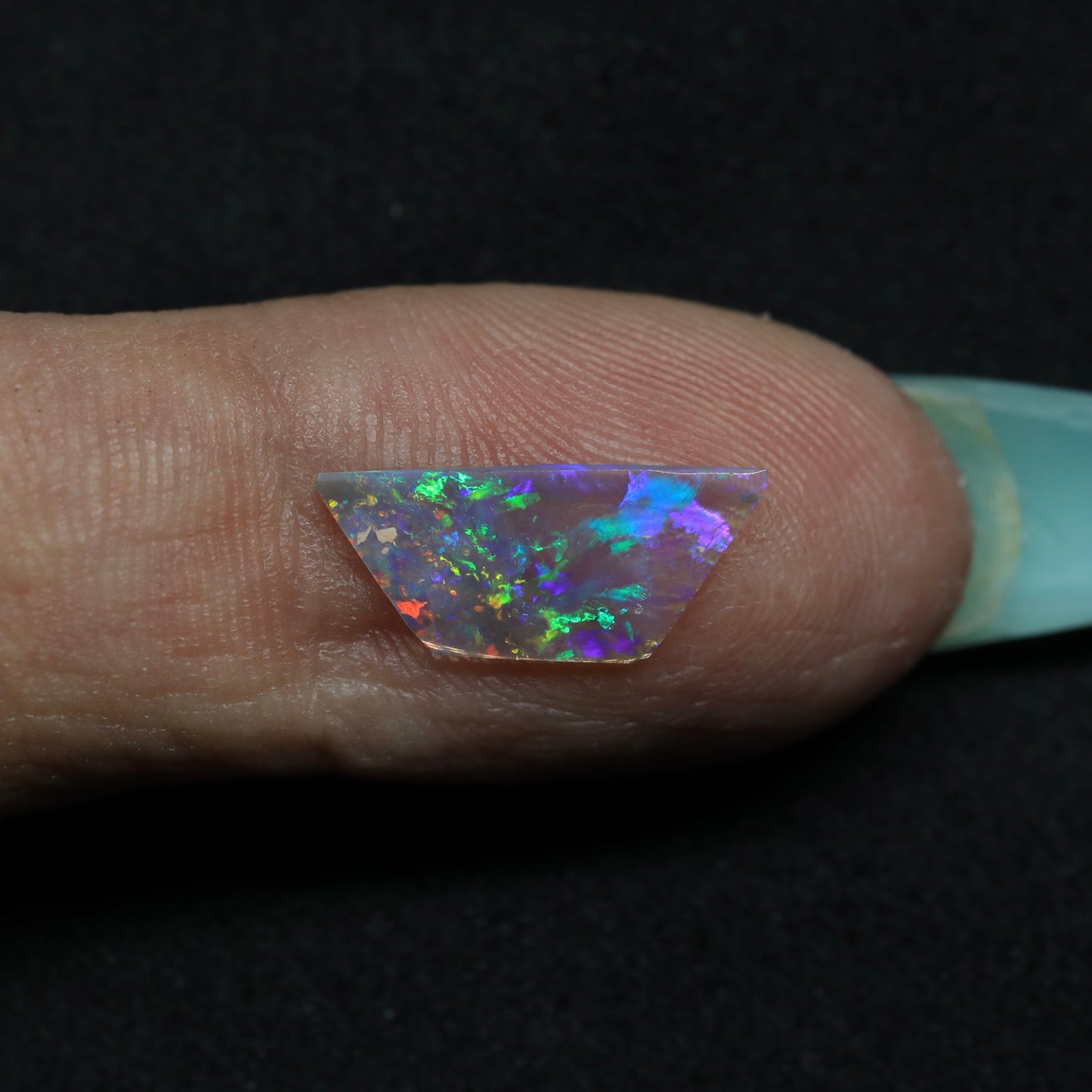 Black Crystal Opal From Lightning Ridge, Australia