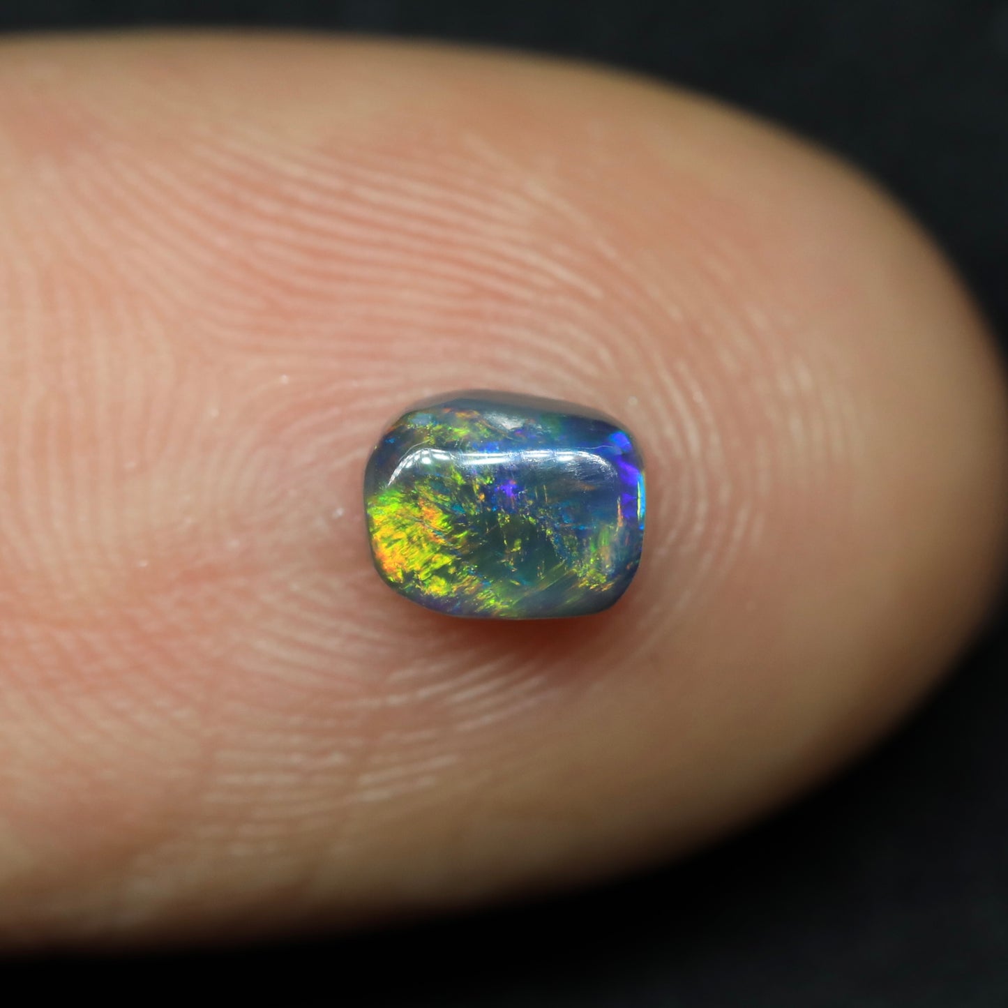 Black Opal From Lightning Ridge, Australia