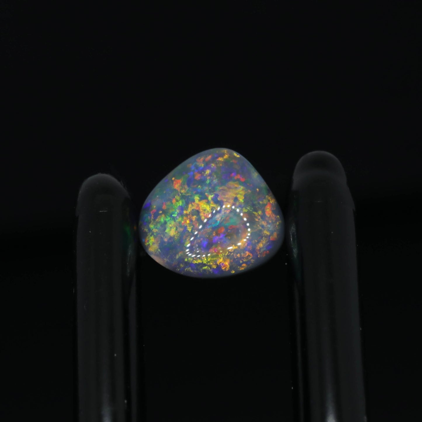 Unique Black Opal From Lightning Ridge, Australia