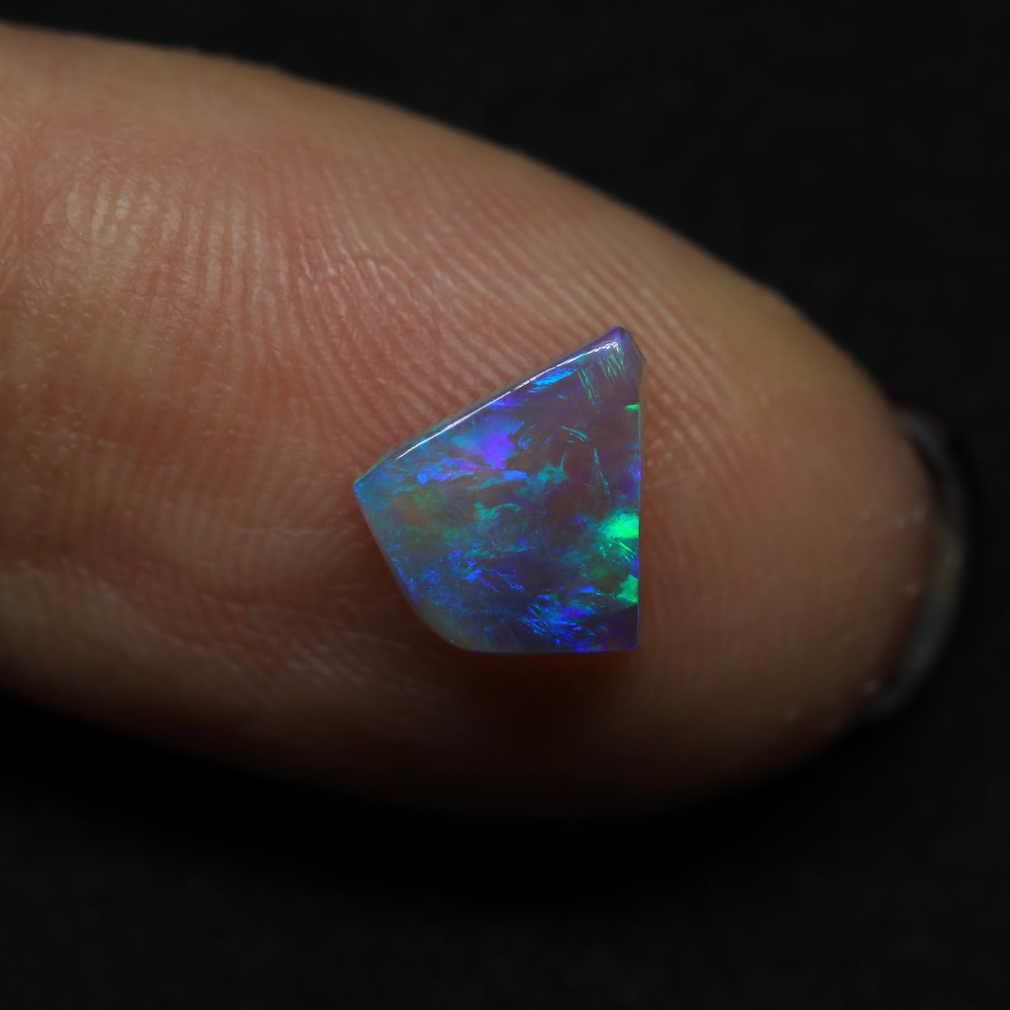 Black Crystal Opal From Lightning Ridge, Australia