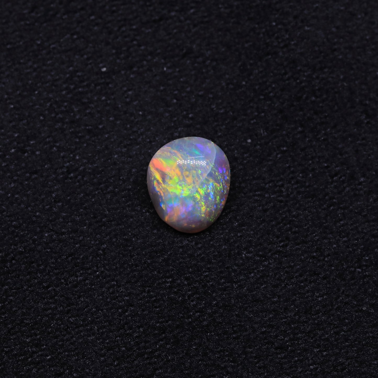 Dark Crystal Opal From Lightning Ridge, Australia