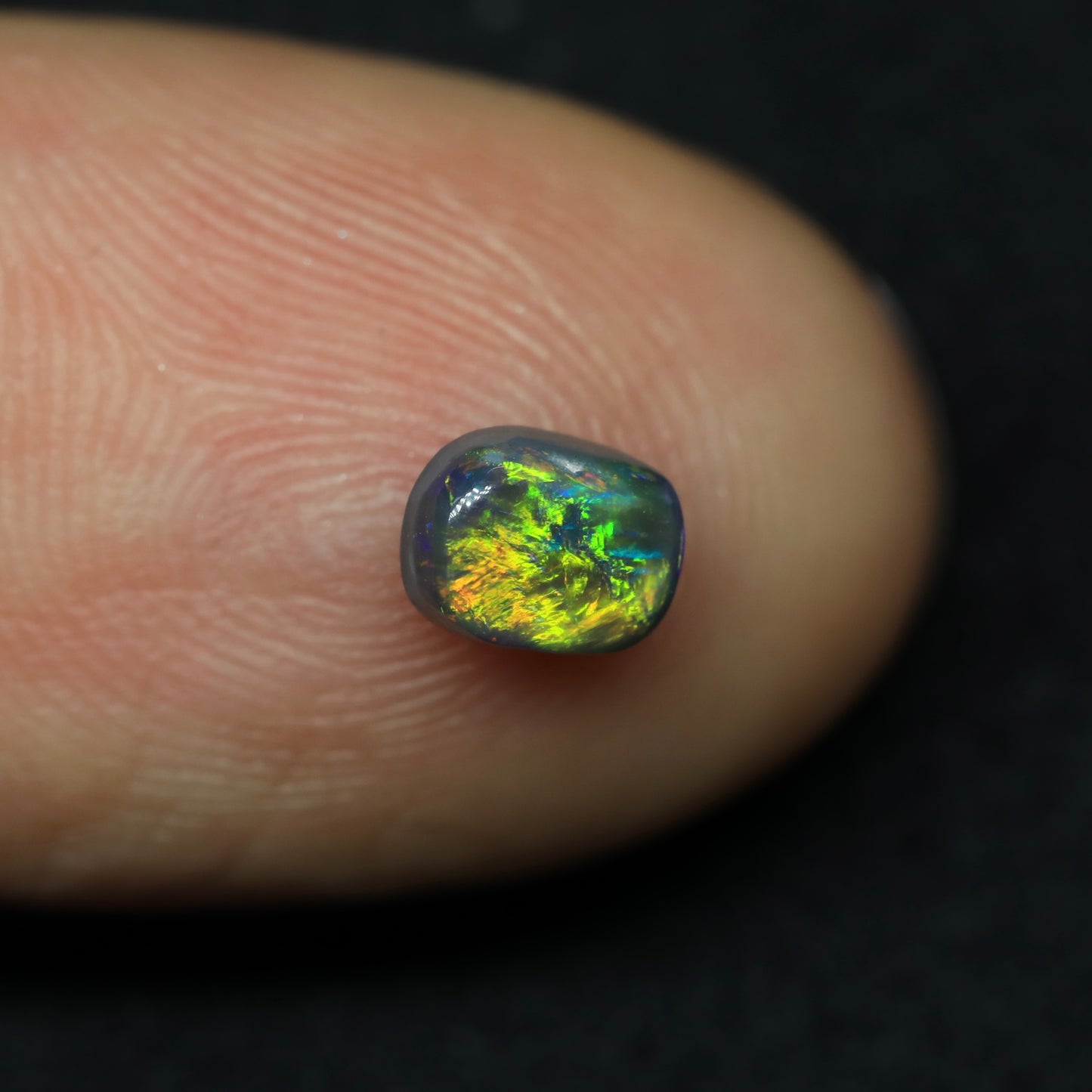 Black Opal From Lightning Ridge, Australia