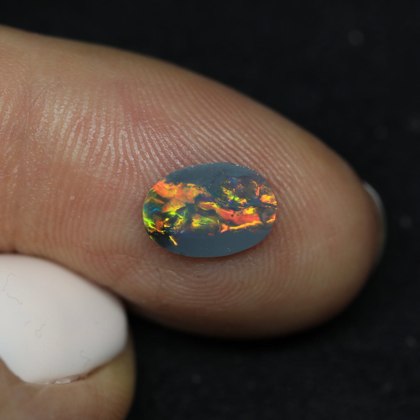 Black Opal From Lightning Ridge, Australia