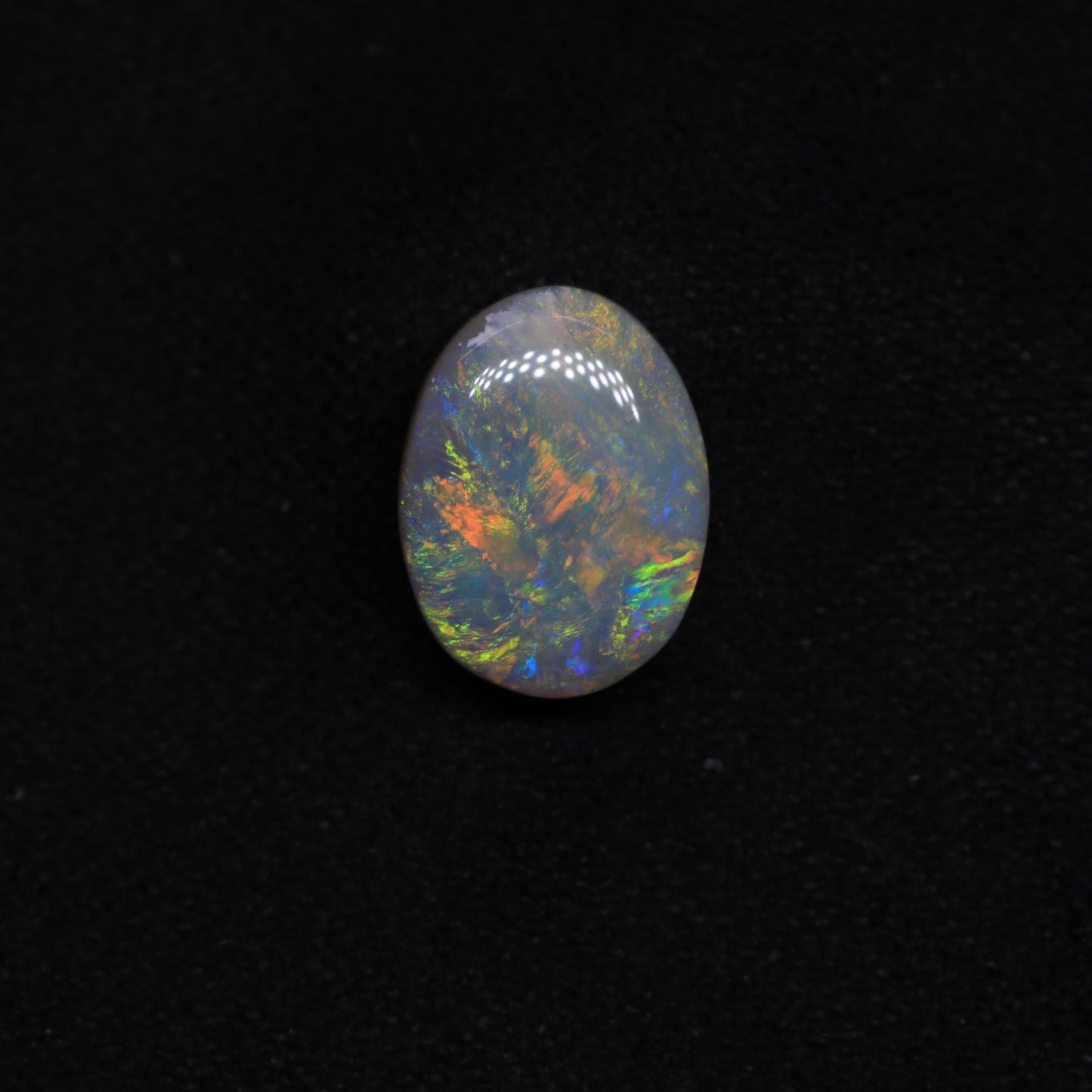 Dark Opal From Lightning Ridge, Australia