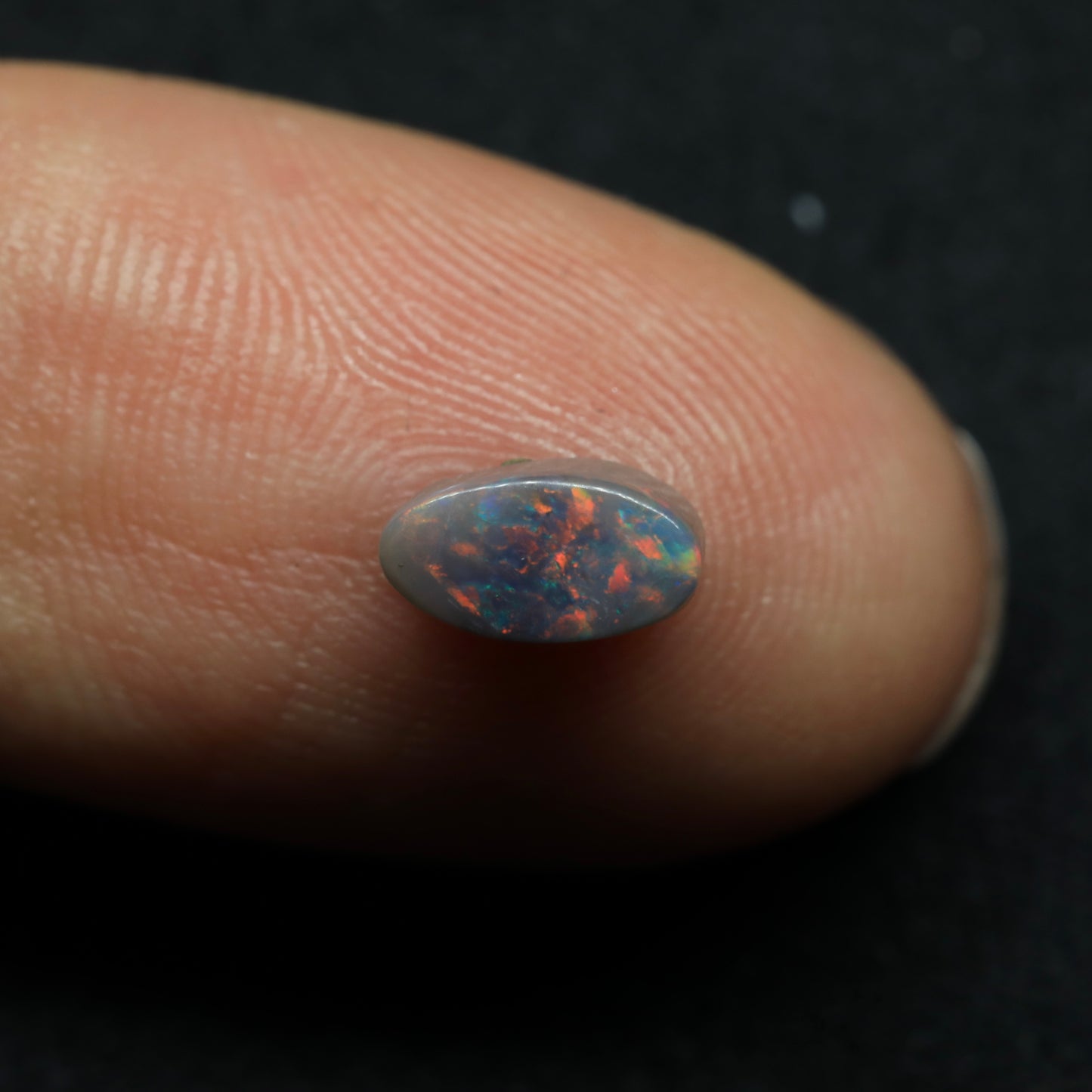 Black Opal From Lightning Ridge, Australia