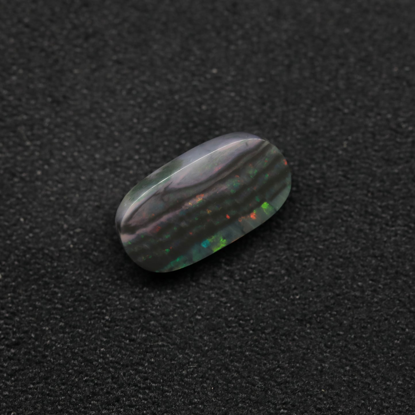 Semi Black Opal From Mintabie, Australia