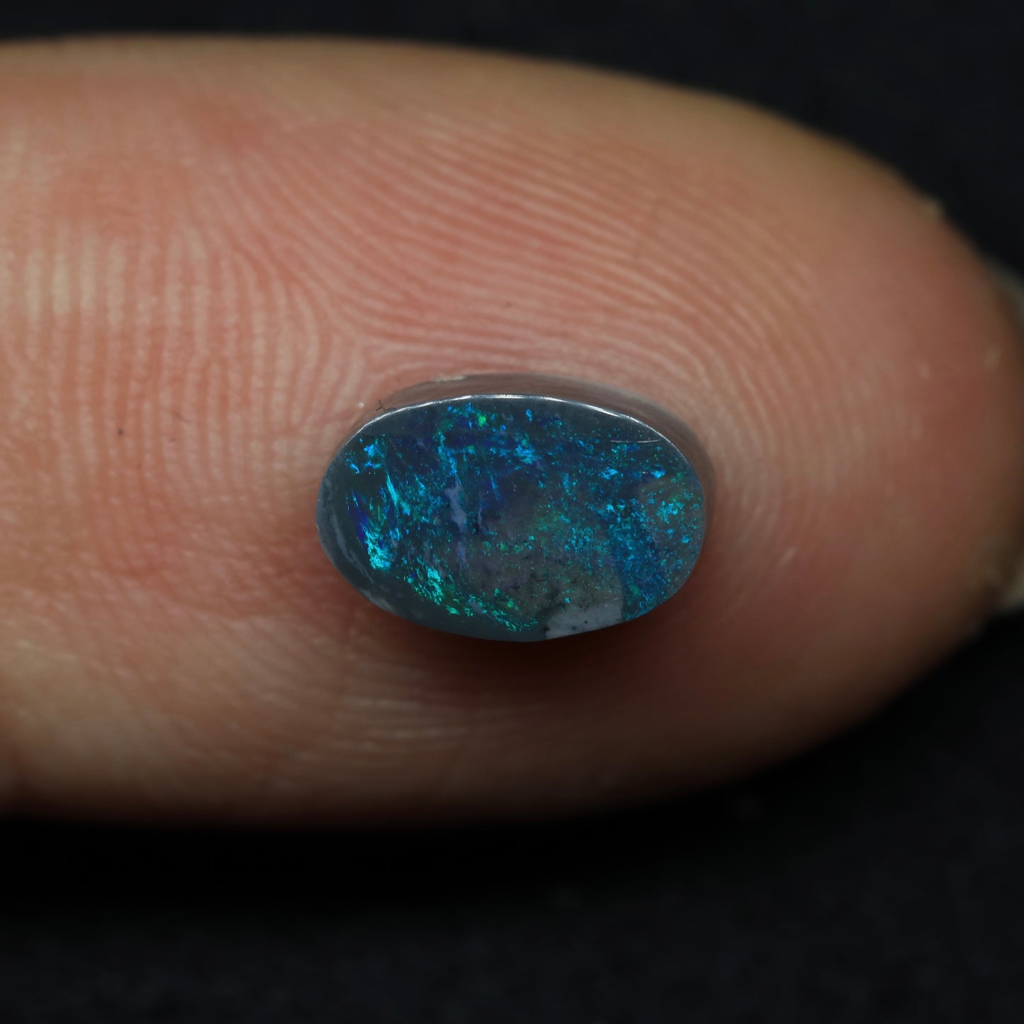 Black Opal From Lightning Ridge, Australia