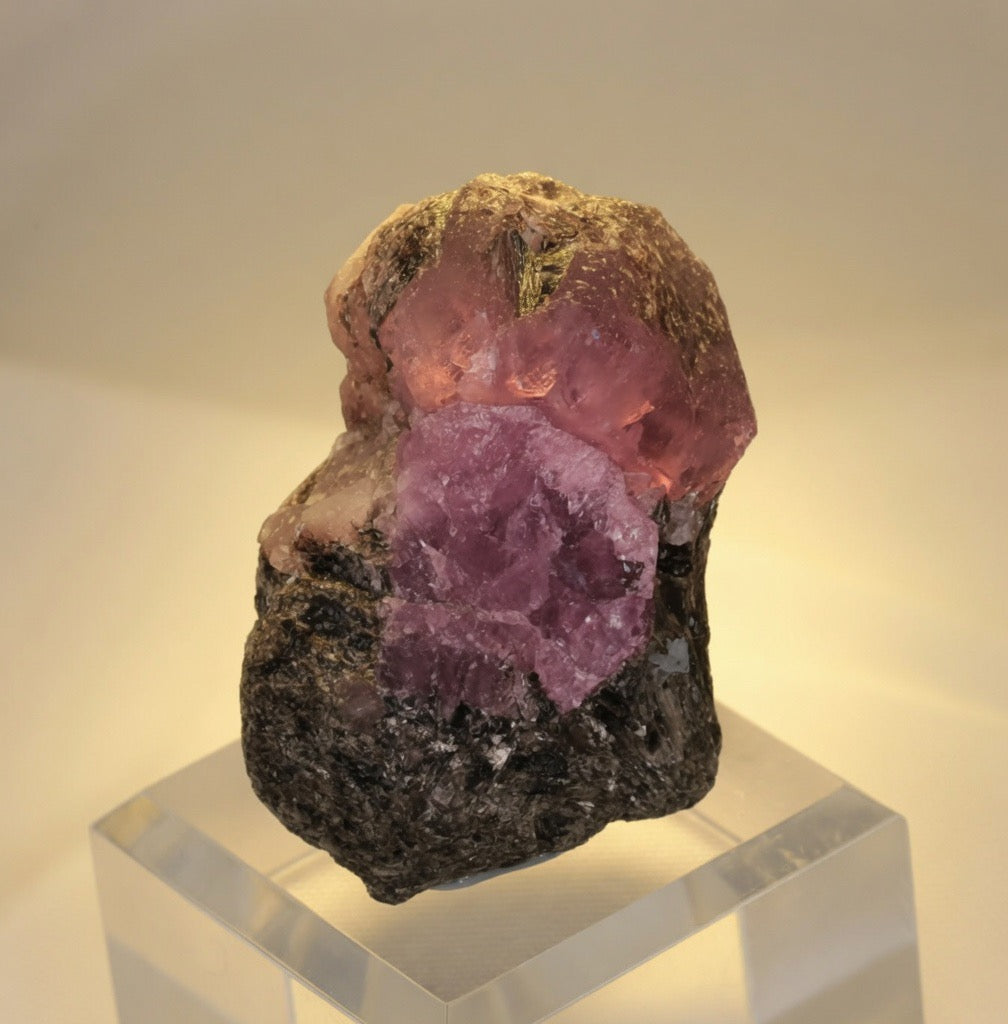 Alexandrite Specimen Vivid Color Change From Ural, Russia