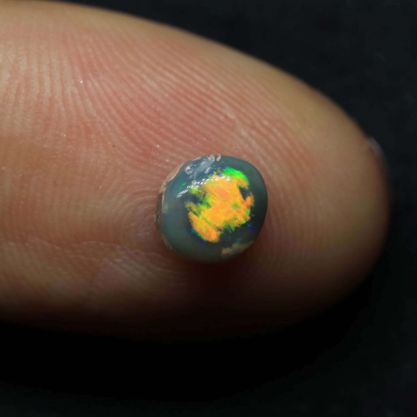 Dark Opal From Lightning Ridge, Australia